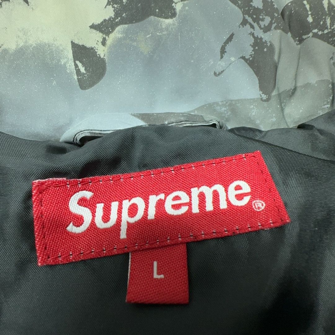 Supreme Supreme Reflective Camo Puffer Jacket Size L Size US L / EU 52-54 / 3 - 3 Thumbnail