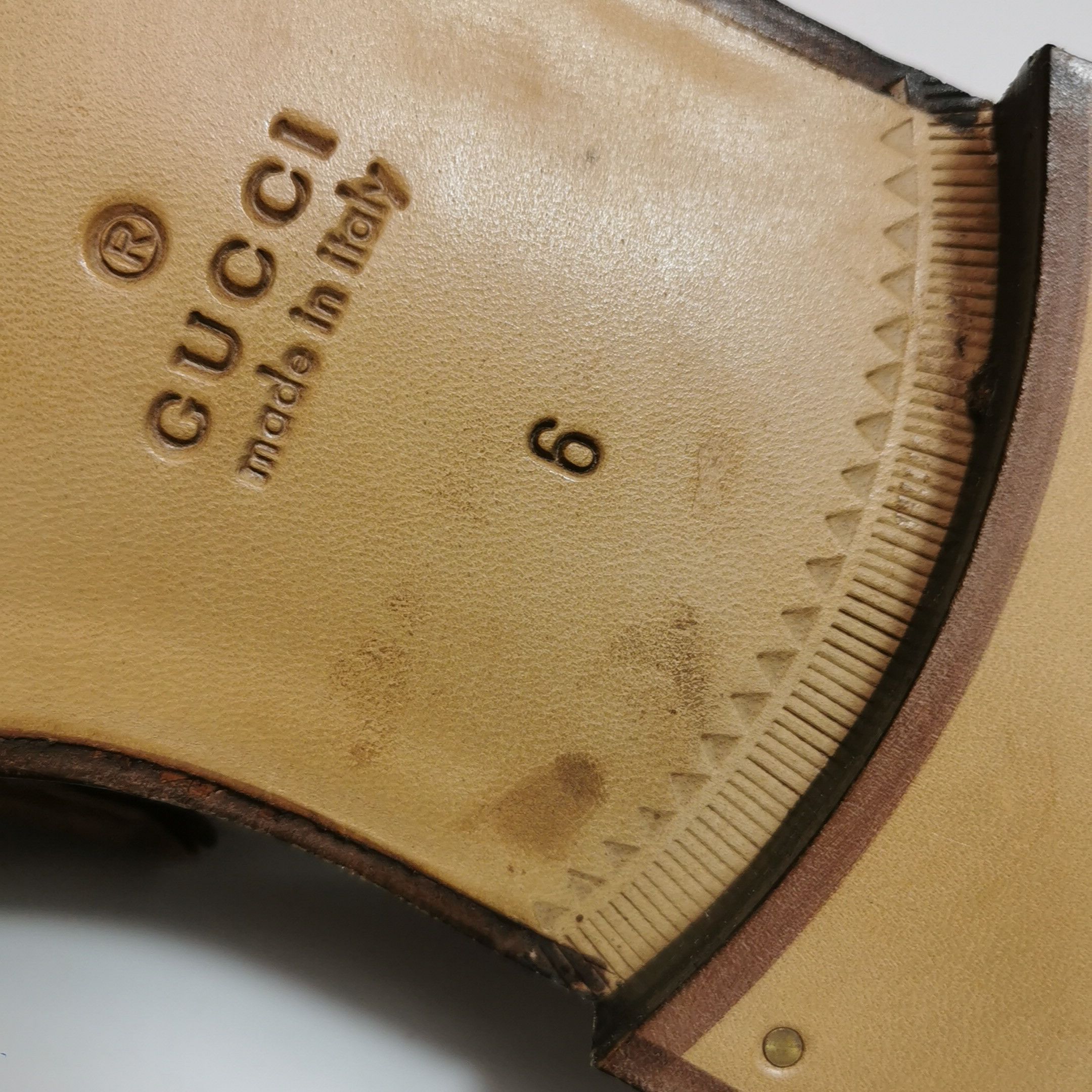 Gucci Gucci Men 7 Leather Size US 7 / EU 40 - 8 Thumbnail