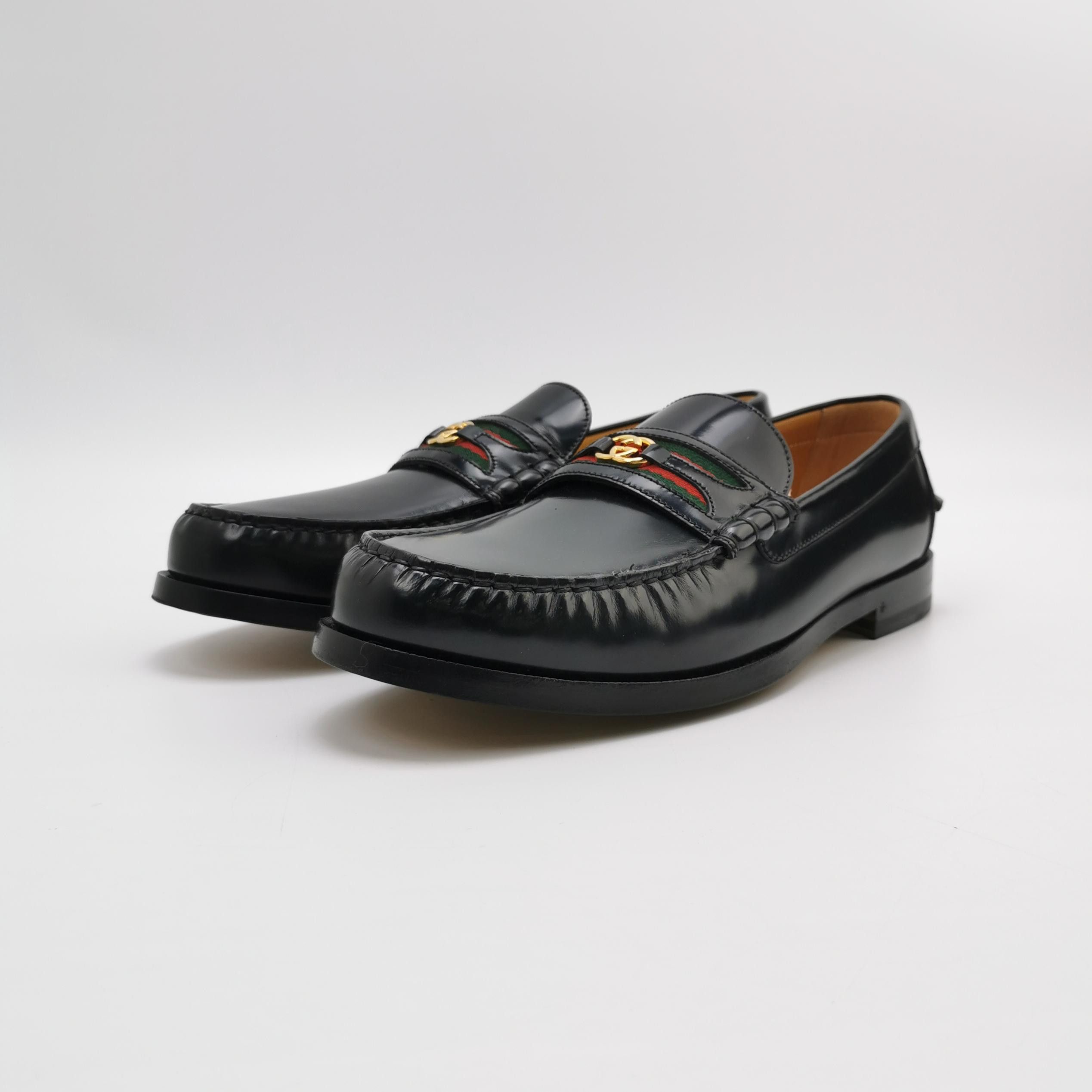 Gucci Gucci Men 12.5 Leather Size US 12.5 / EU 45-46 - 2 Thumbnail