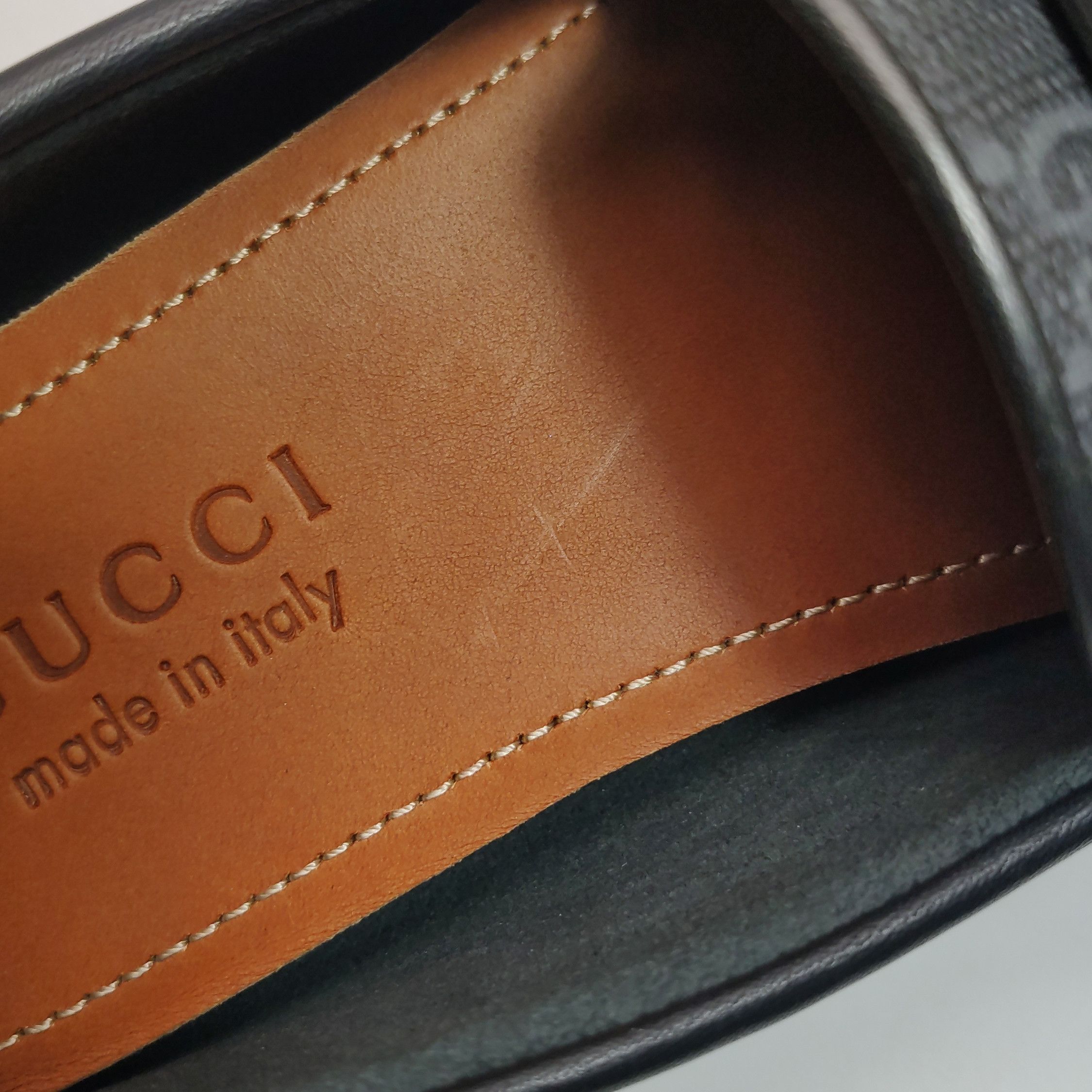 Gucci Gucci Men 5.5 Leather Size US 5.5 / EU 38 - 9 Thumbnail