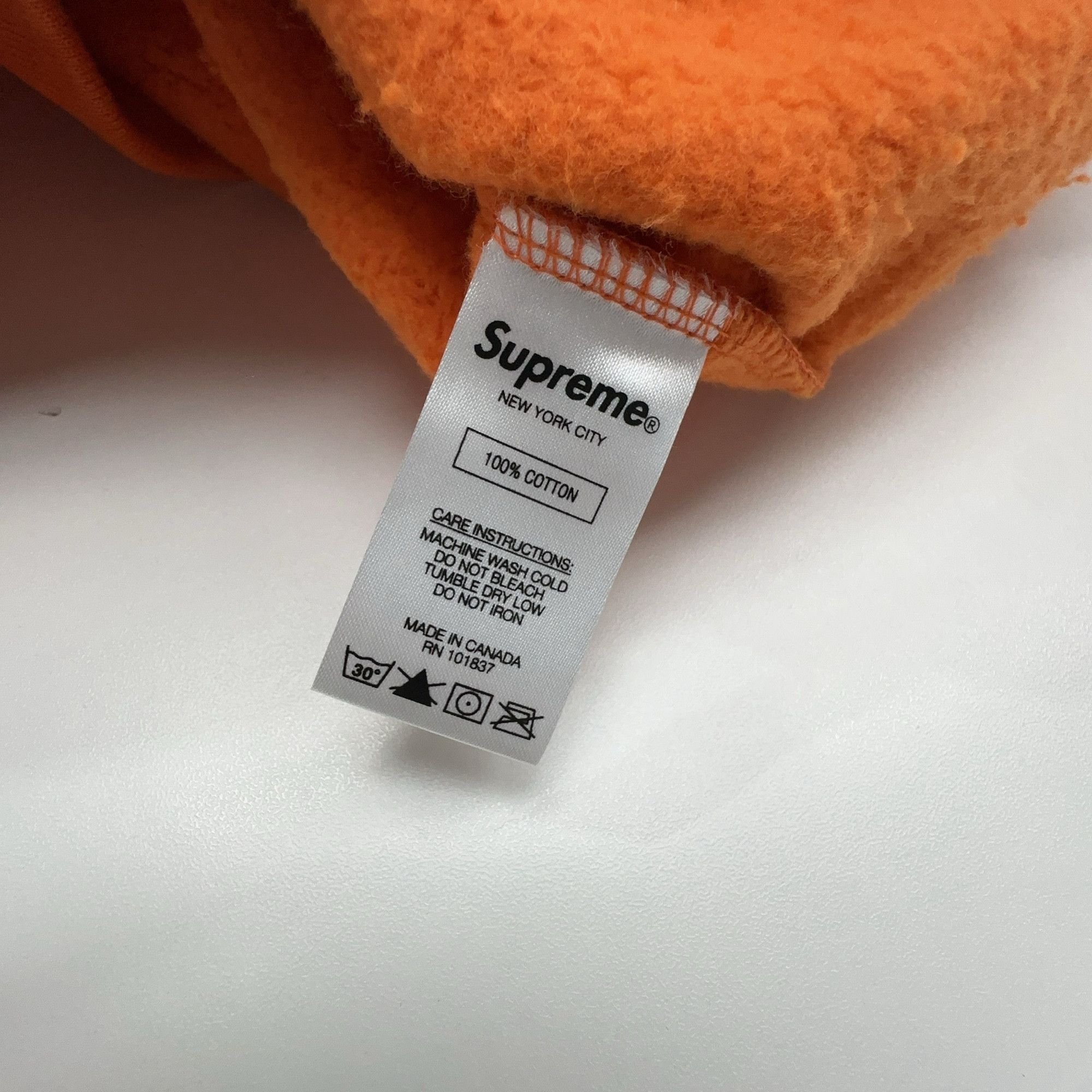 Supreme Supreme x Yohji Yamamoto Orange Logo Sweatshirt Size L Size US L / EU 52-54 / 3 - 3 Thumbnail