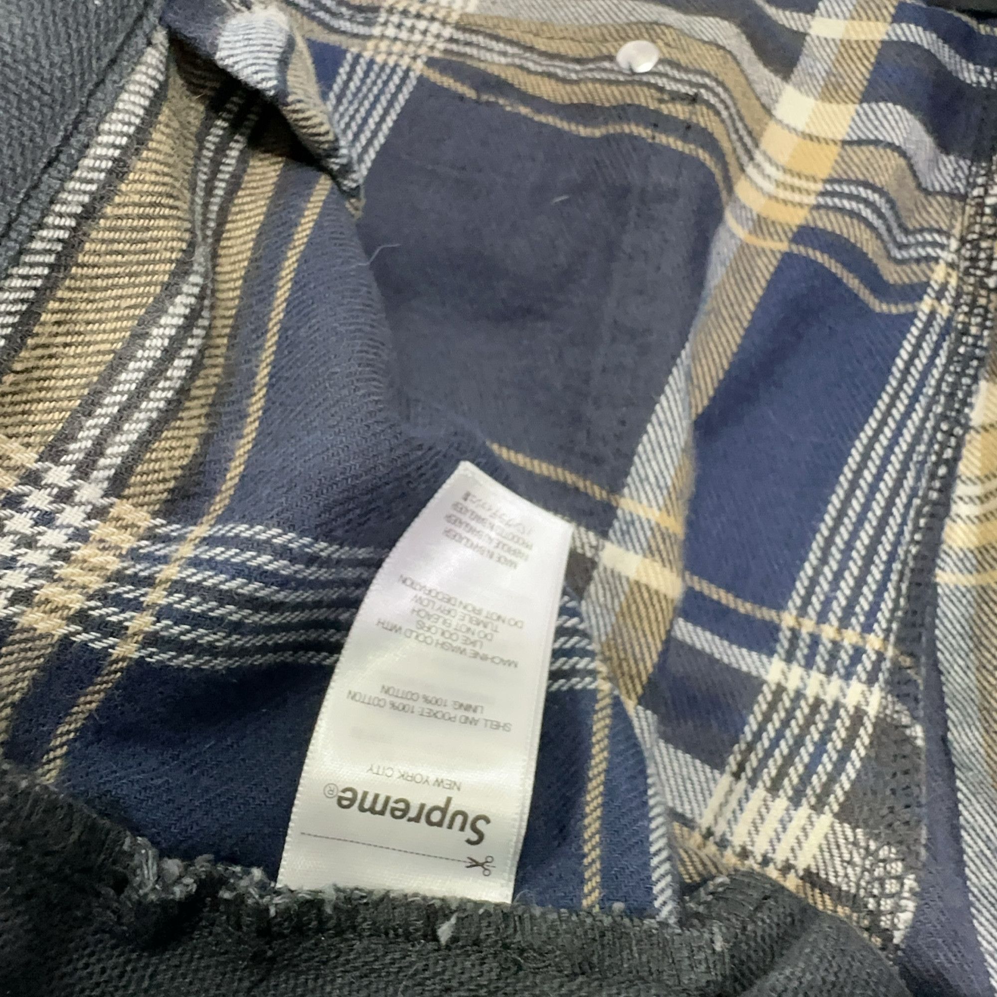Supreme Supreme x Dickies Flannel Lined Cargo Pants Size 34 Size US 34 / EU 50 - 4 Thumbnail