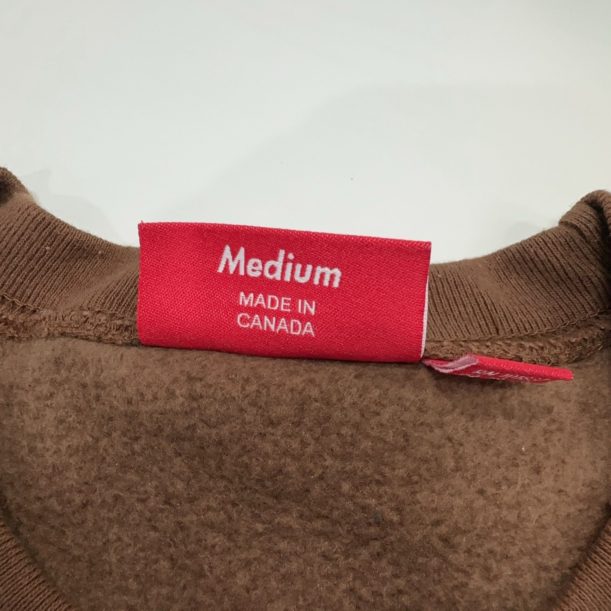 Supreme Supreme Emblem Crewneck Sweatshirt Brown Size M Size US M / EU 48-50 / 2 - 4 Thumbnail