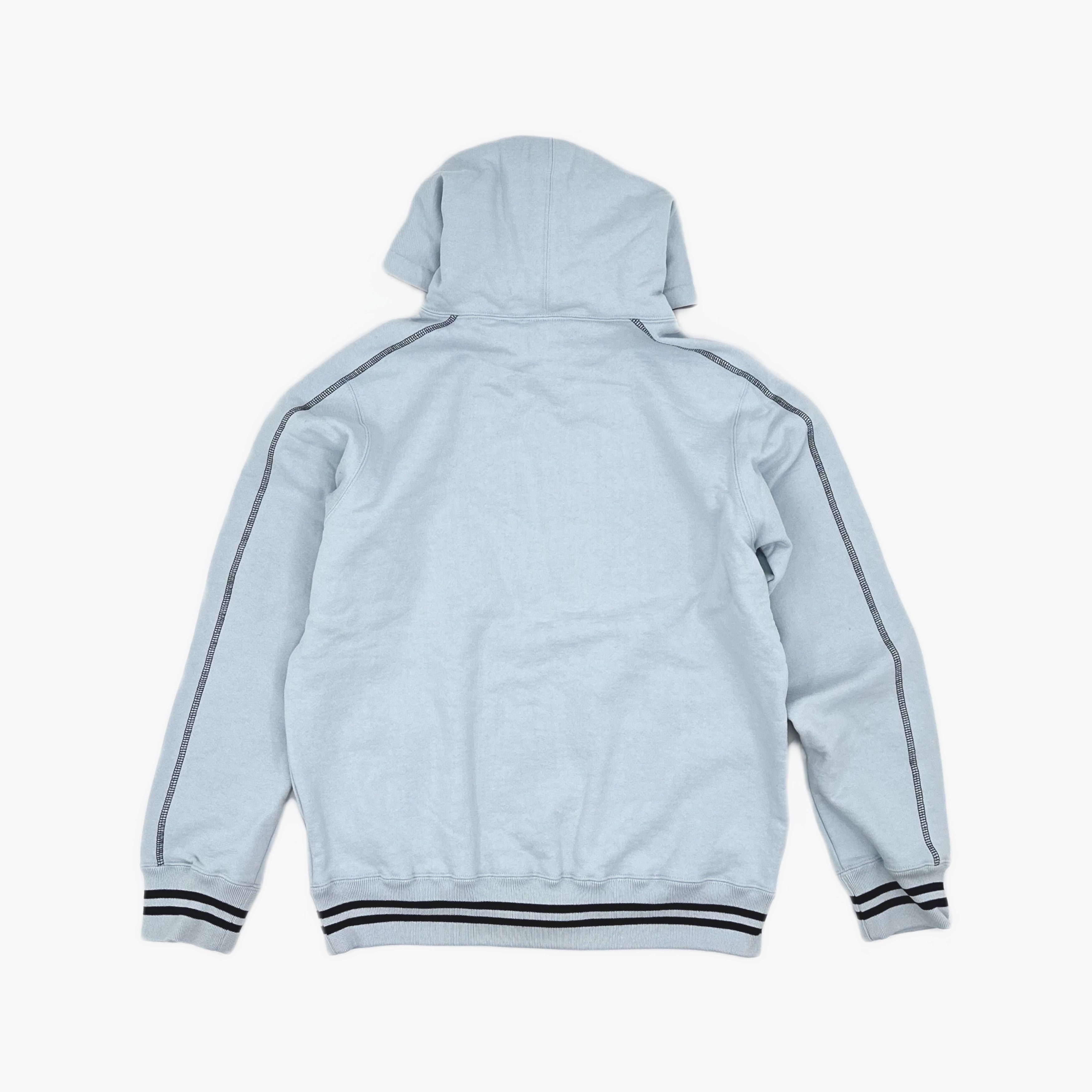 Supreme Supreme Contrast Embroidered Hoodie Blue Size M Size US M / EU 48-50 / 2 - 2 Thumbnail