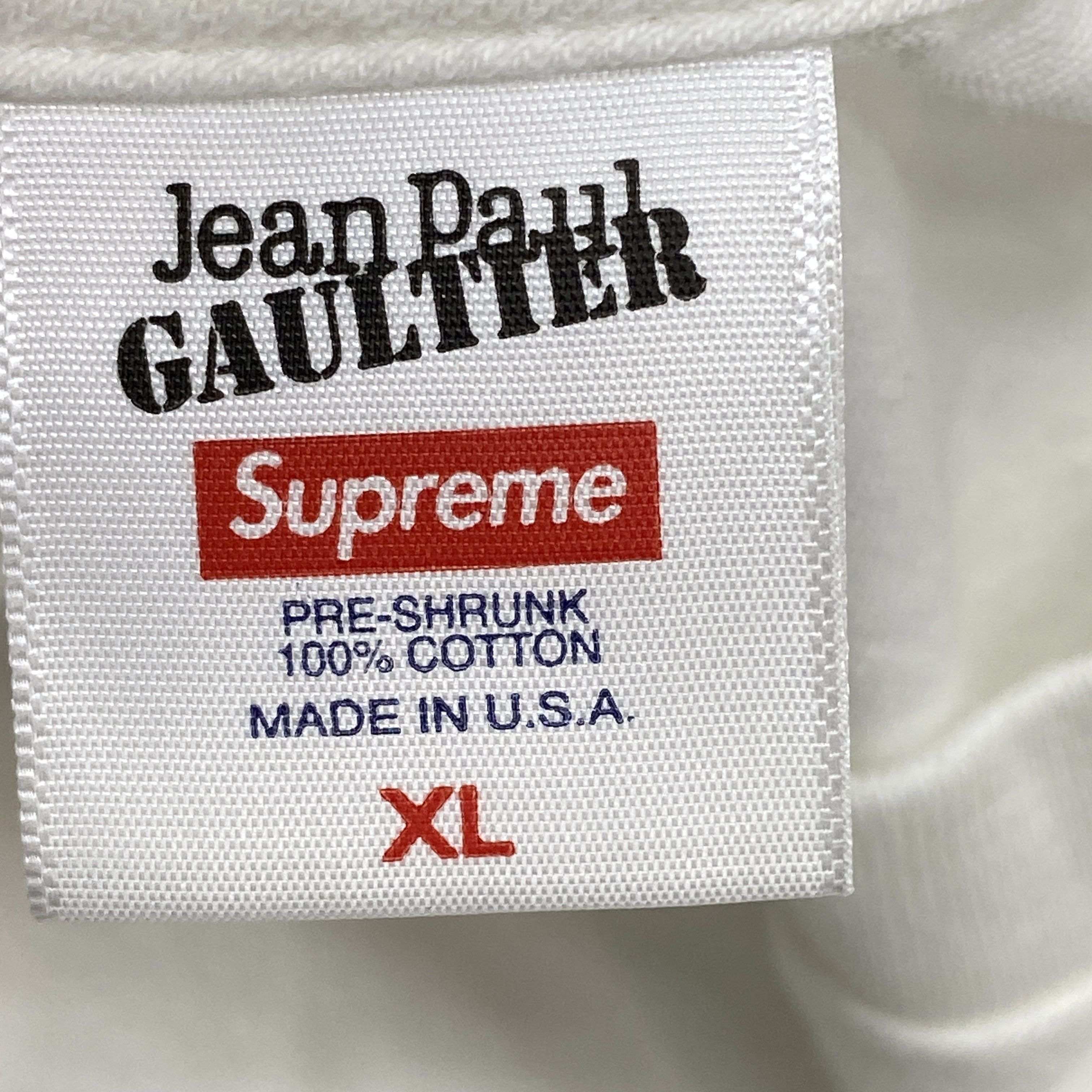 Supreme Supreme x Jean Paul Gaultier Graphic Tee Size XL Size US XL / EU 56 / 4 - 4 Thumbnail