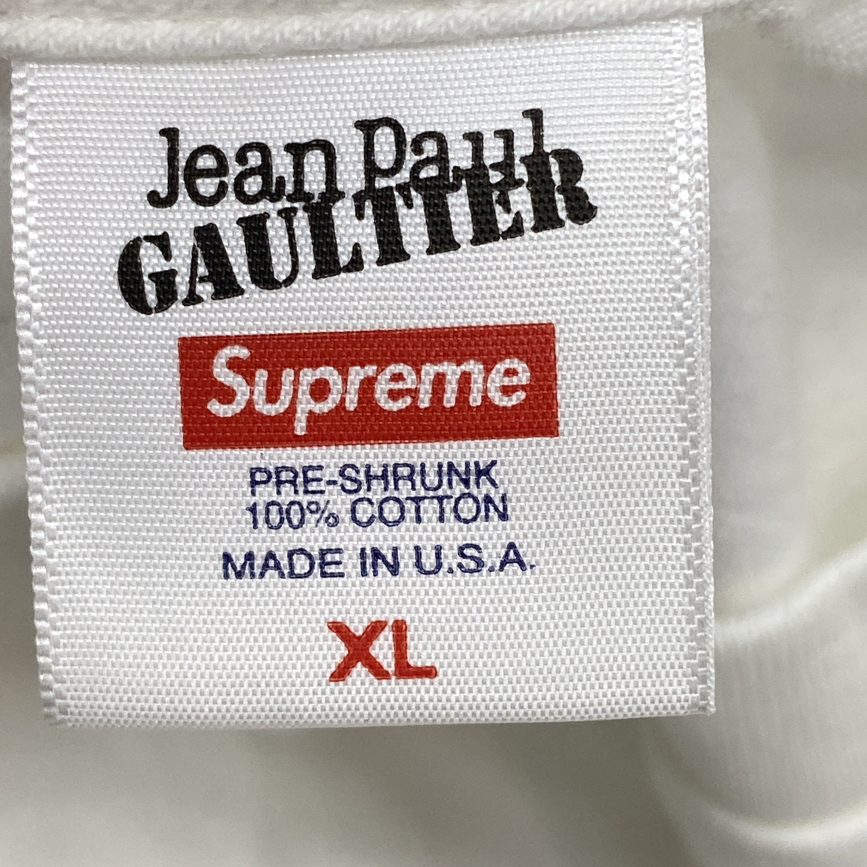 Supreme Supreme x Jean Paul Gaultier Graphic Tee Size XL Size US XL / EU 56 / 4 - 3 Thumbnail