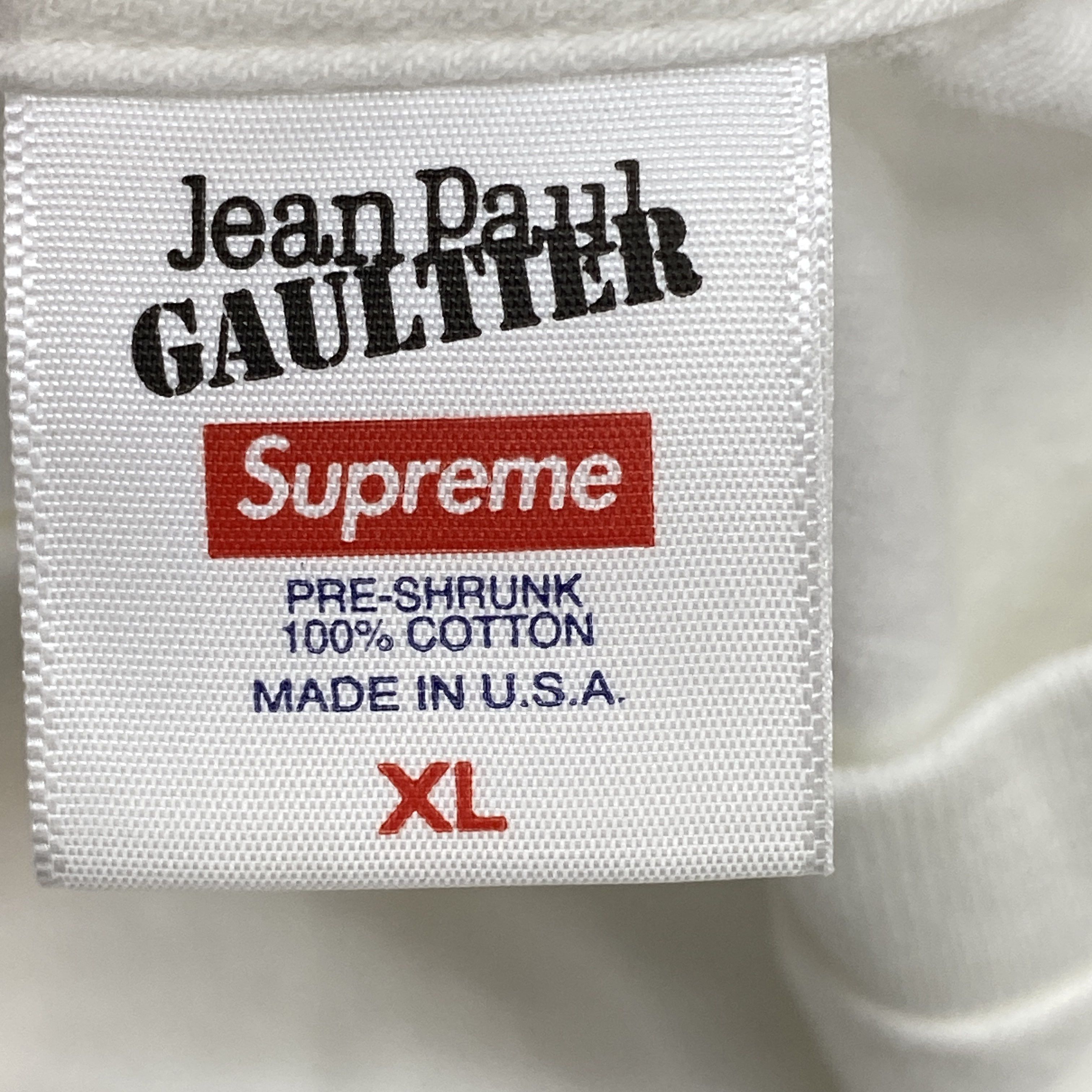 Supreme Supreme x Jean Paul Gaultier Graphic Tee Size XL Size US XL / EU 56 / 4 - 5 Thumbnail