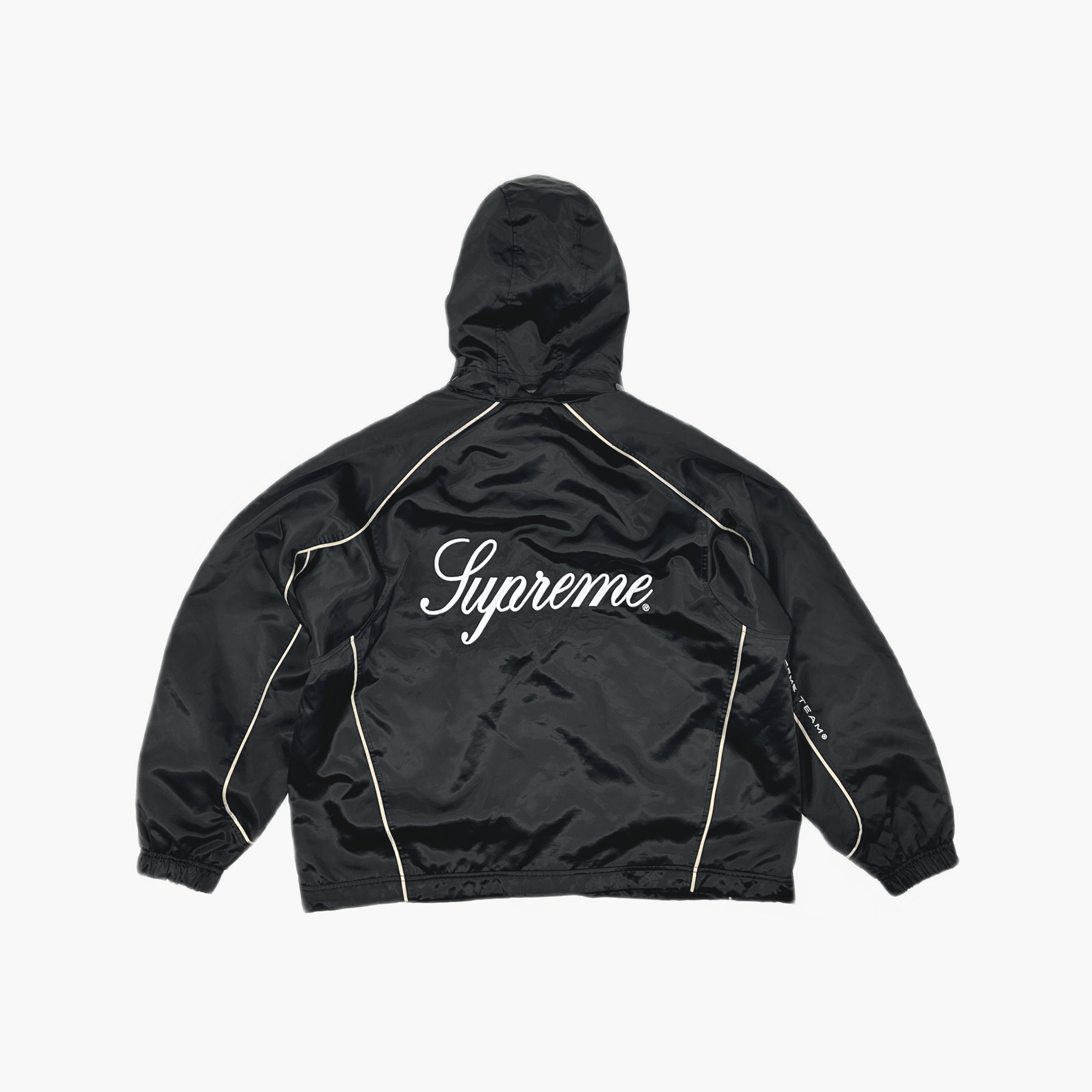 Supreme Supreme Satin Hooded Track Jacket Size M Size US M / EU 48-50 / 2 - 2 Thumbnail