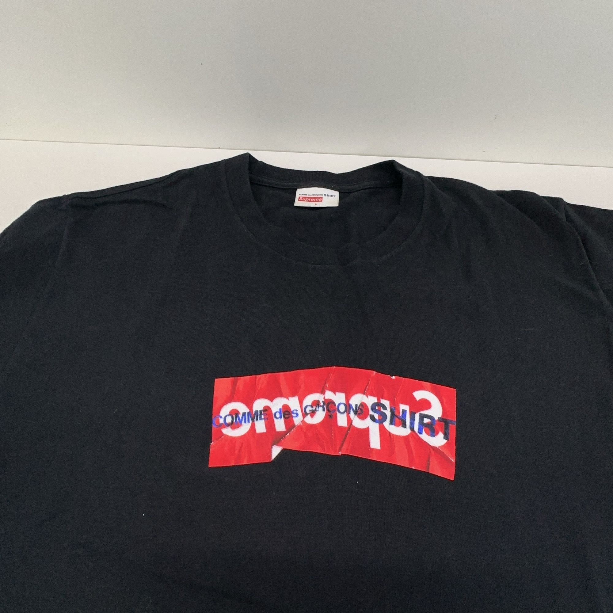Supreme Supreme x Comme des Garçons Split Box Logo T-Shirt Size L Size US L / EU 52-54 / 3 - 6 Thumbnail