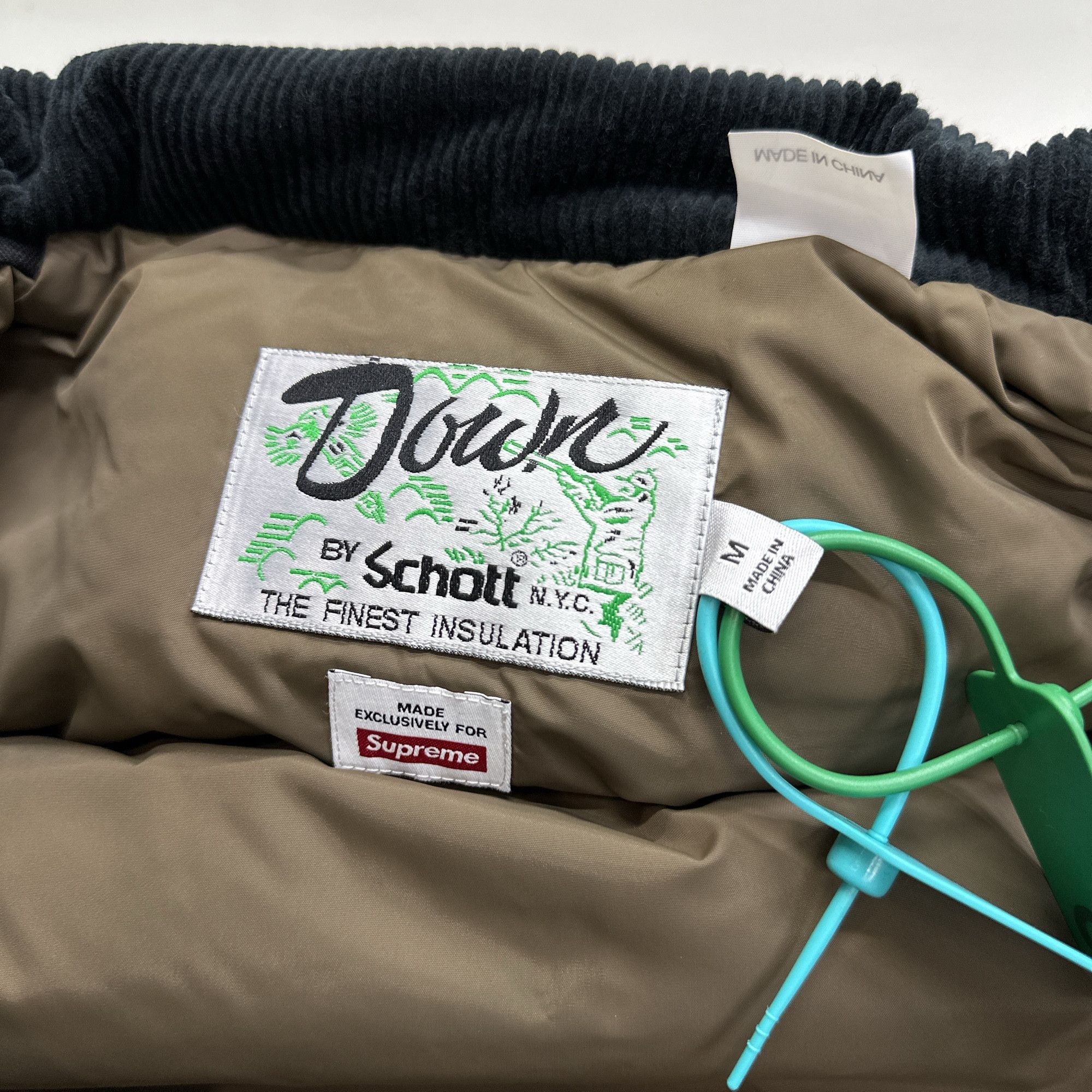Supreme Supreme x Schott Canvas Down Trucker Jacket Size M Size US M / EU 48-50 / 2 - 2 Thumbnail