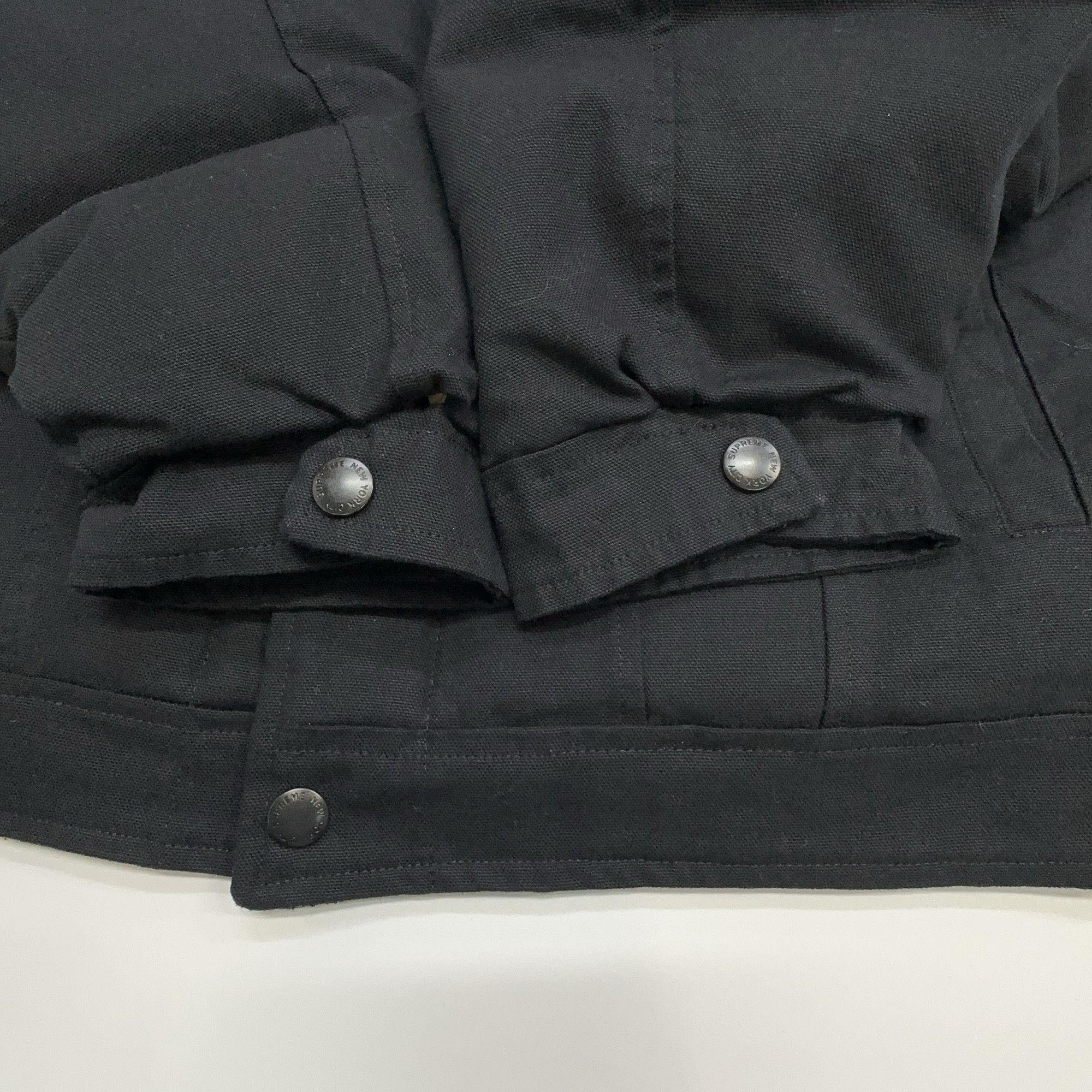 Supreme Supreme x Schott Canvas Down Trucker Jacket Size M Size US M / EU 48-50 / 2 - 4 Thumbnail