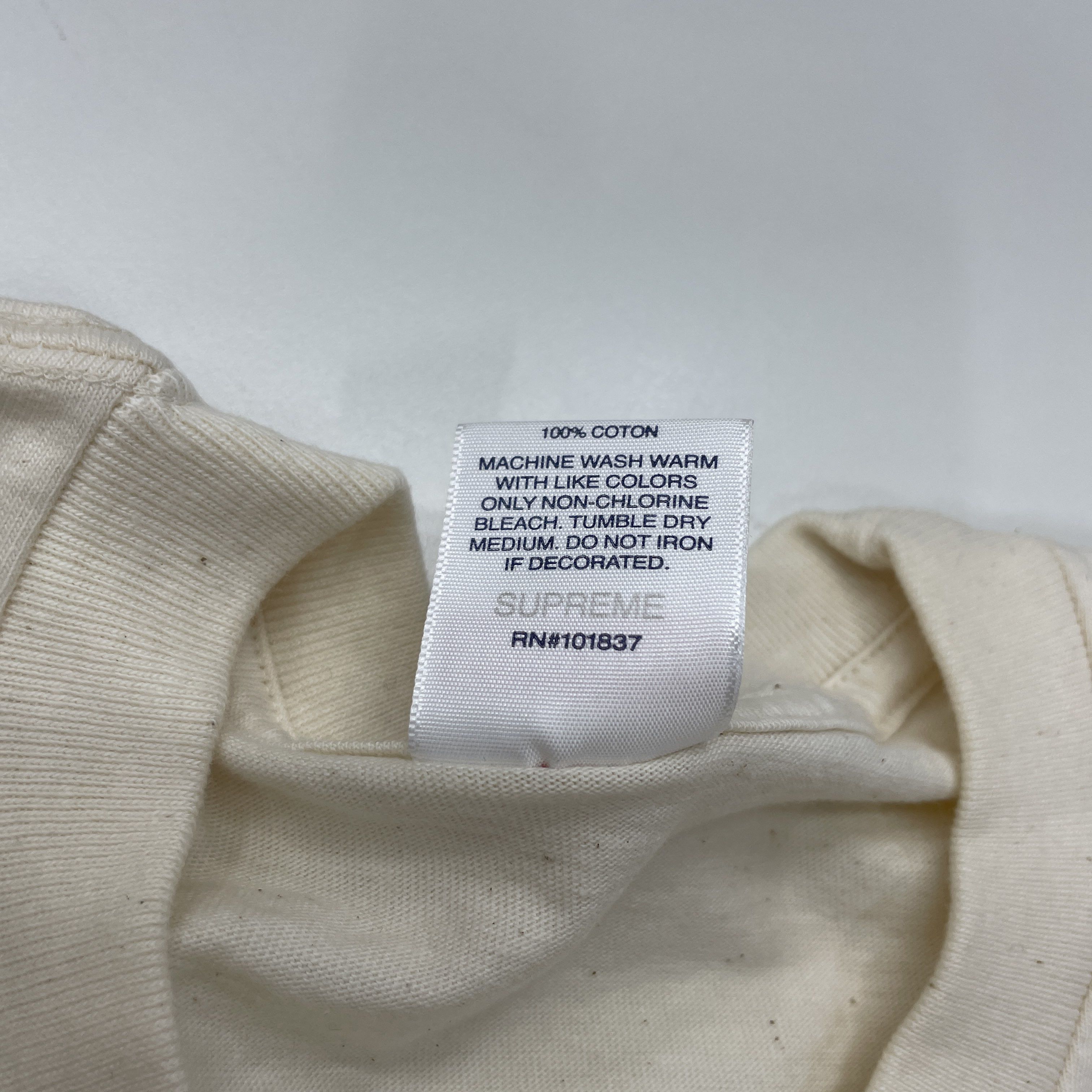 Supreme Supreme Cross Box Logo Tee Size L Size US L / EU 52-54 / 3 - 4 Thumbnail