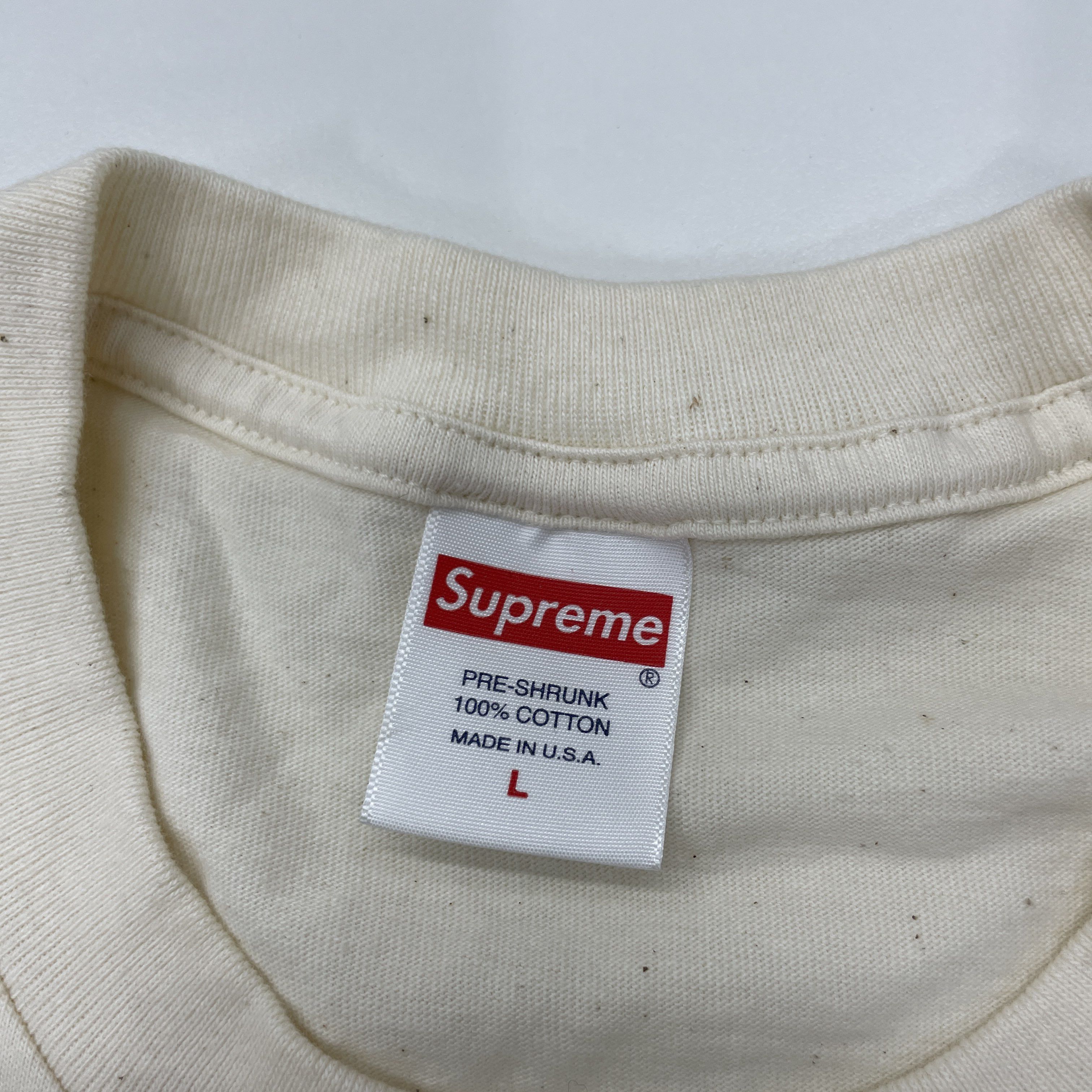 Supreme Supreme Cross Box Logo Tee Size L Size US L / EU 52-54 / 3 - 3 Thumbnail