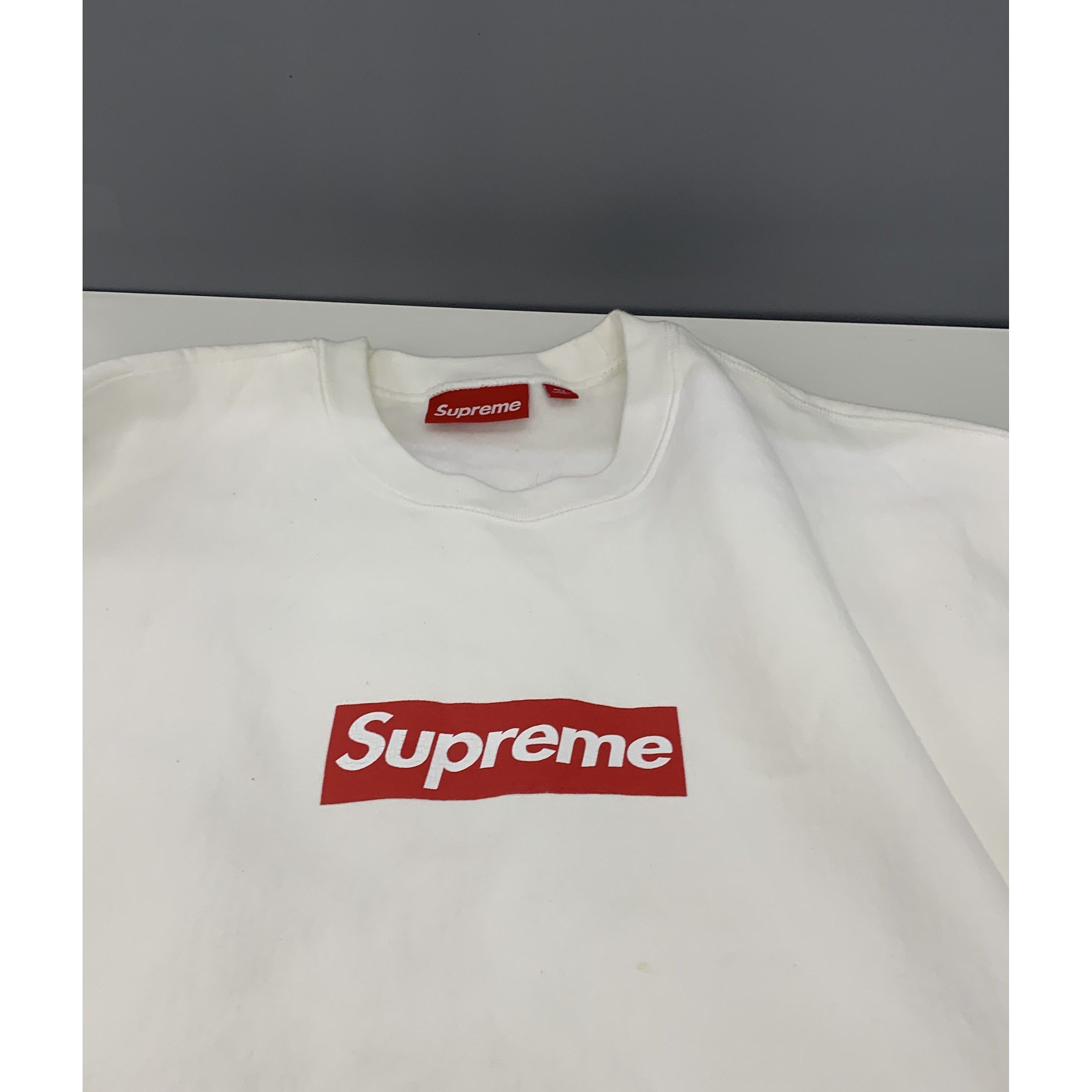 Supreme Supreme Box Logo Crewneck Size L Size US L / EU 52-54 / 3 - 3 Thumbnail