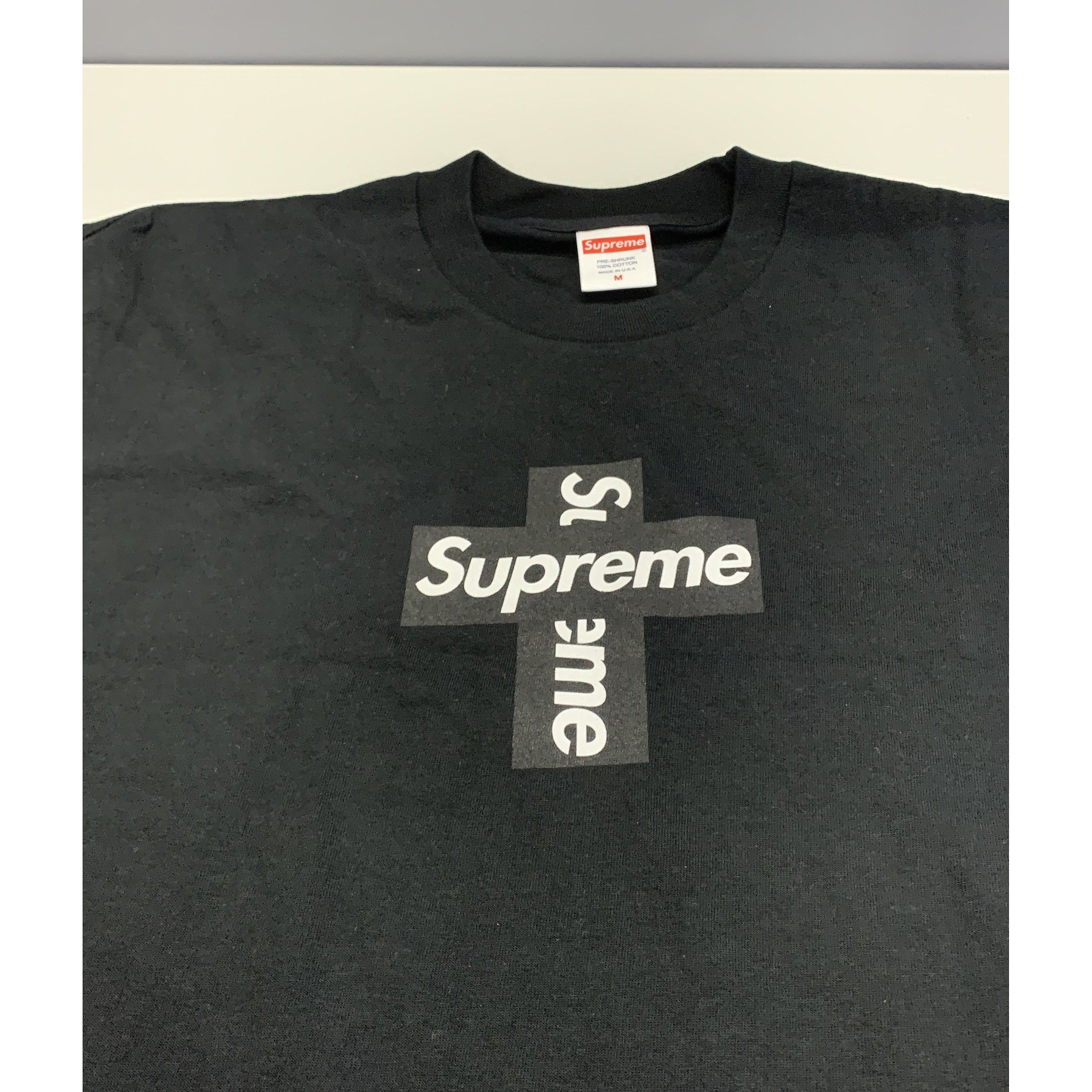 Supreme Supreme Cross Box Logo T-Shirt Size M Size US M / EU 48-50 / 2 - 5 Thumbnail