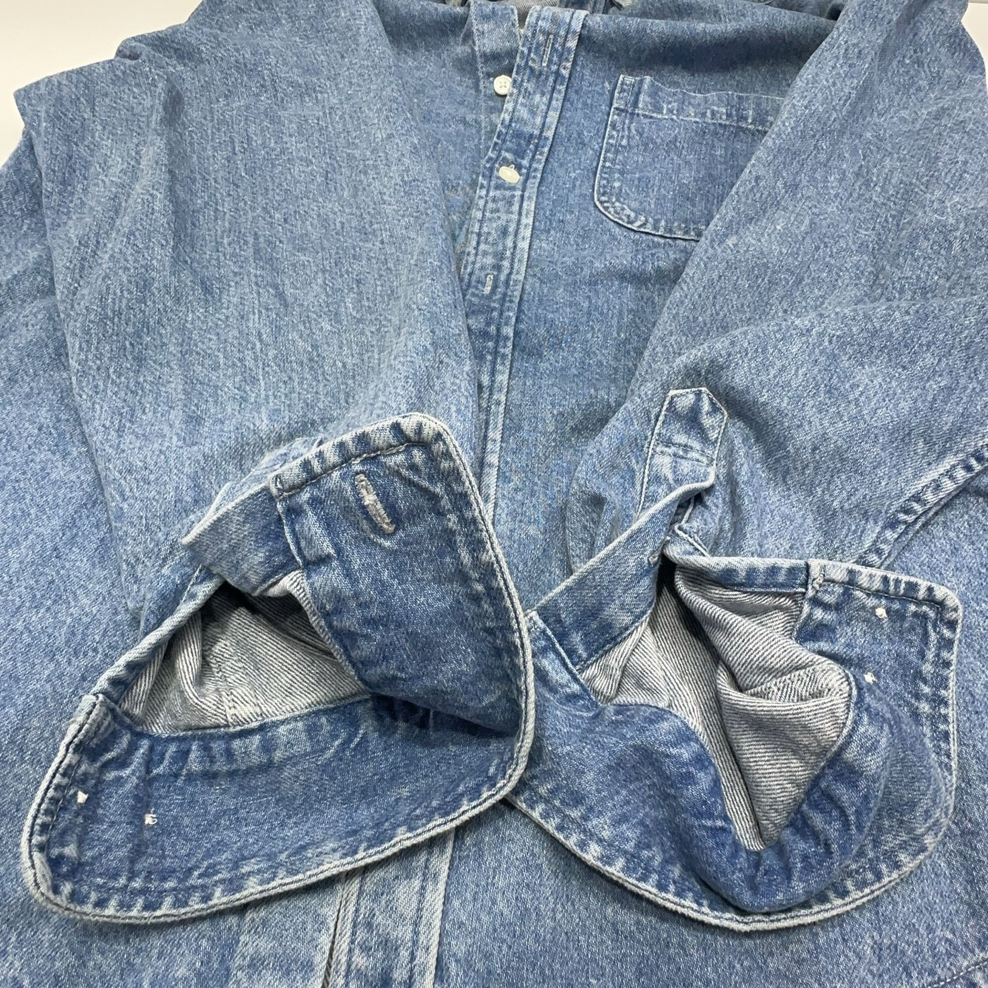 Supreme Supreme Appliqué Denim Shirt Size S Size US S / EU 44-46 / 1 - 9 Thumbnail
