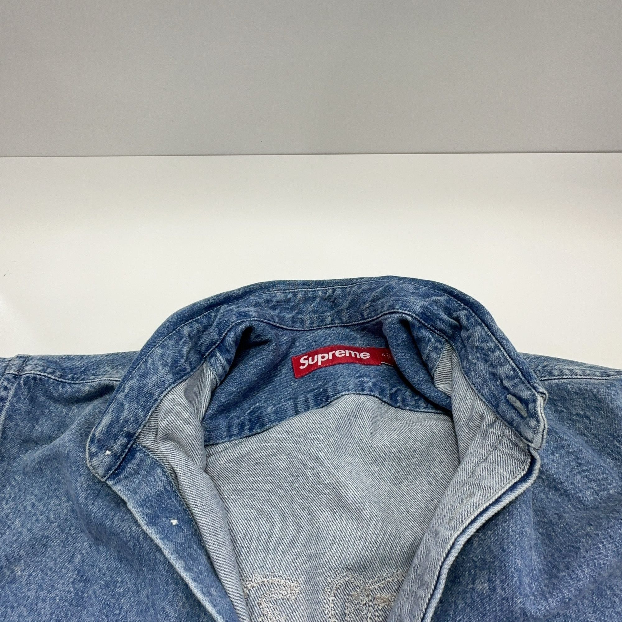 Supreme Supreme Appliqué Denim Shirt Size S Size US S / EU 44-46 / 1 - 5 Thumbnail