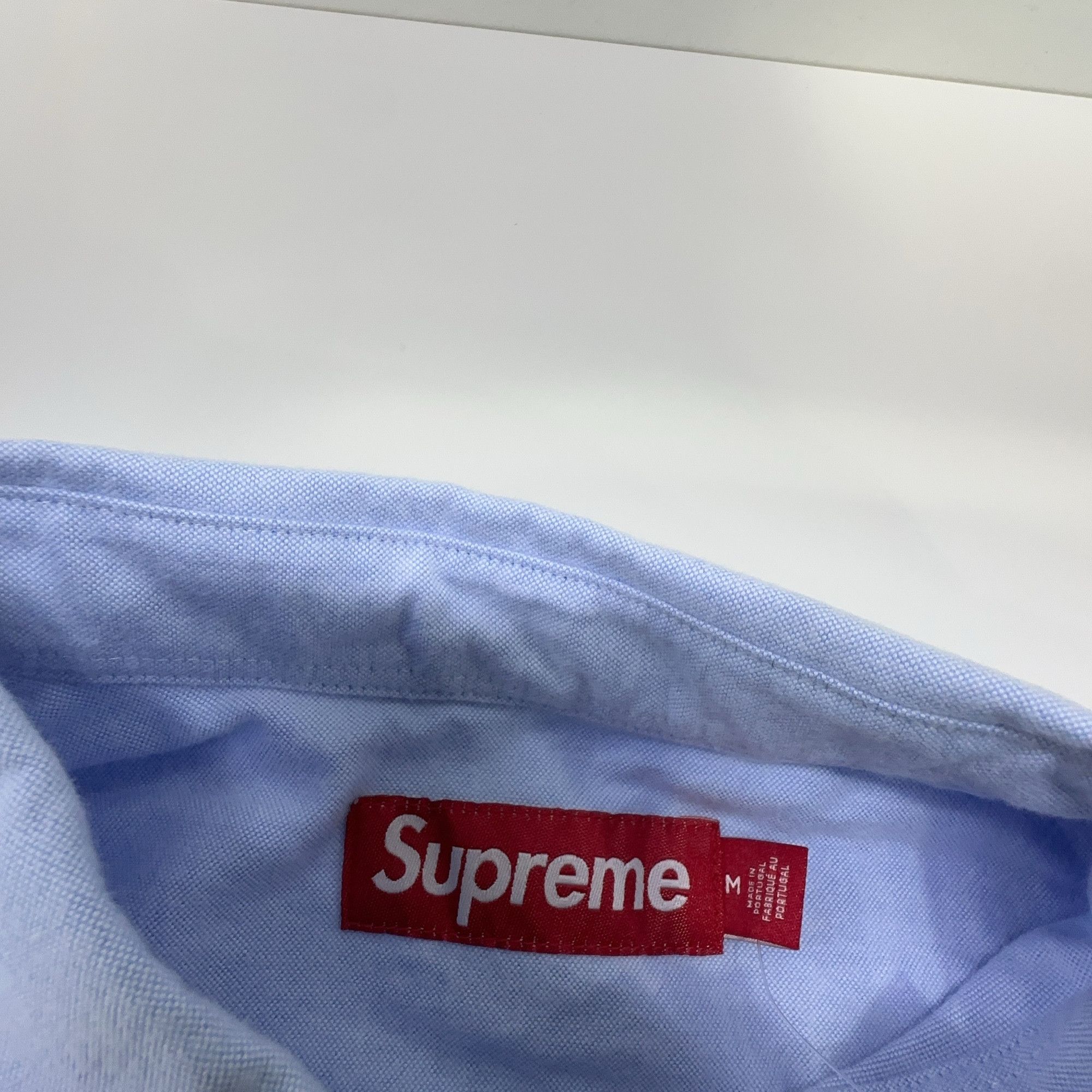 Supreme Supreme Oxford Button Up Shirt Size M Size US M / EU 48-50 / 2 - 3 Thumbnail