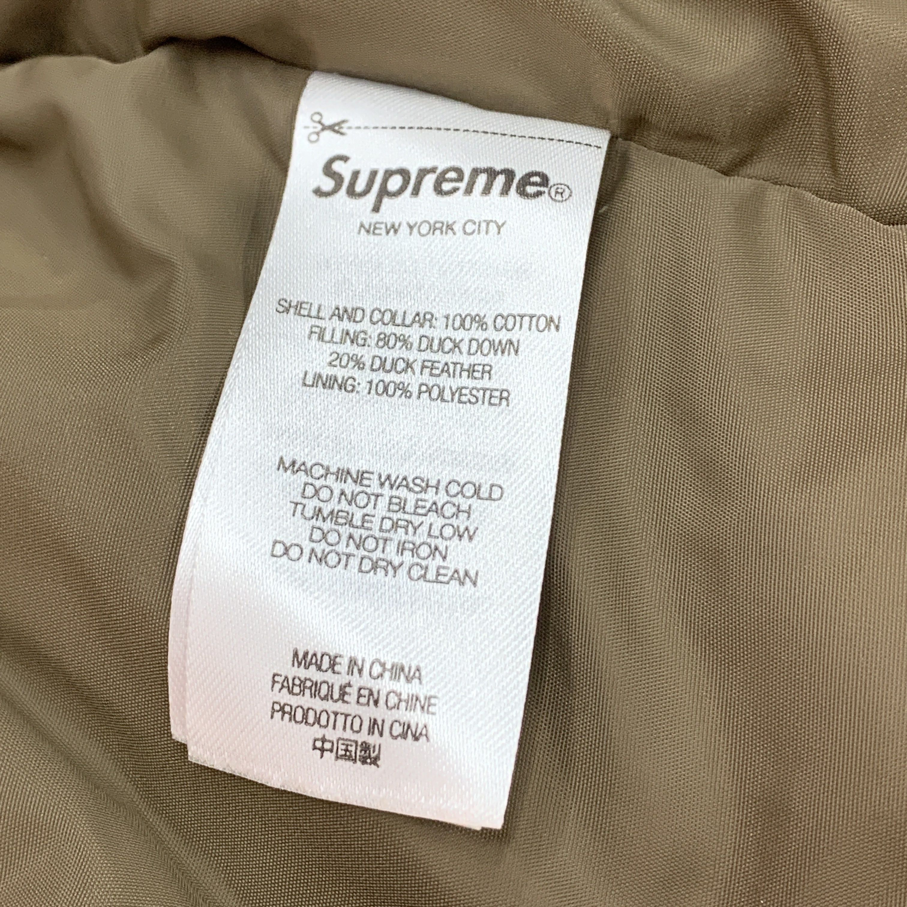 Supreme Supreme x Schott Canvas Down Trucker Jacket Size M Size US M / EU 48-50 / 2 - 4 Thumbnail