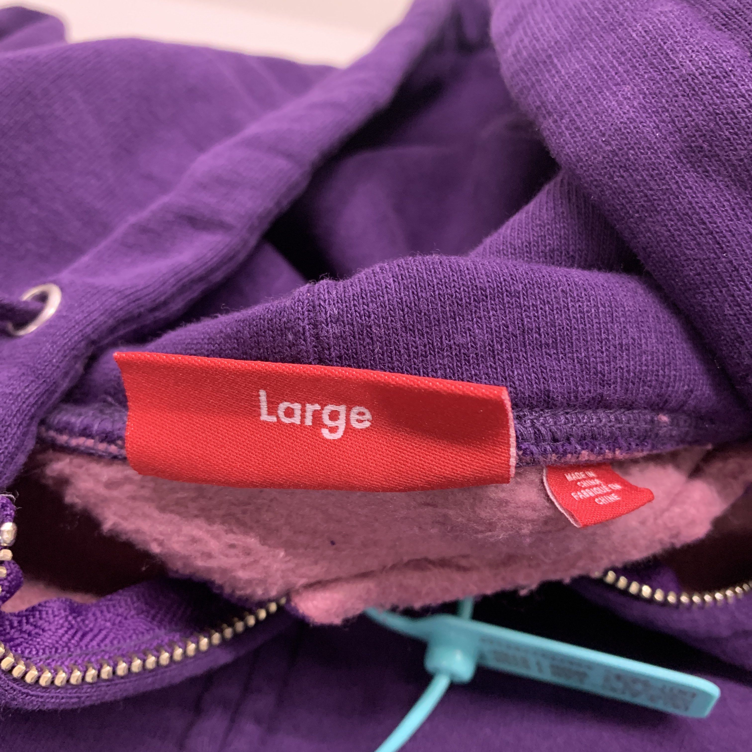 Supreme Supreme Logo Zip Up Hoodie Size L Size US L / EU 52-54 / 3 - 2 Thumbnail
