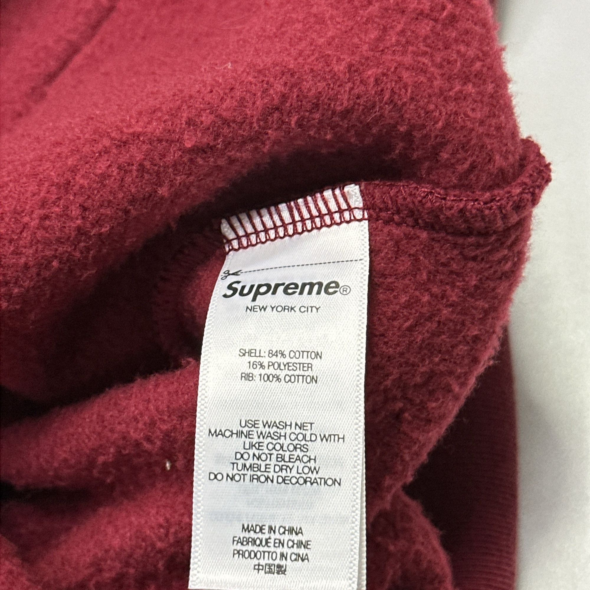 Supreme Supreme Old English Hooded Sweatshirt Size M Size US M / EU 48-50 / 2 - 3 Thumbnail