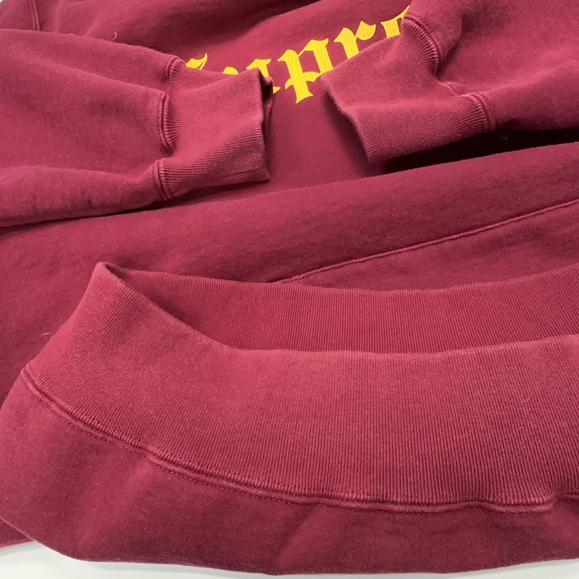 Supreme Supreme Old English Hooded Sweatshirt Size M Size US M / EU 48-50 / 2 - 7 Thumbnail