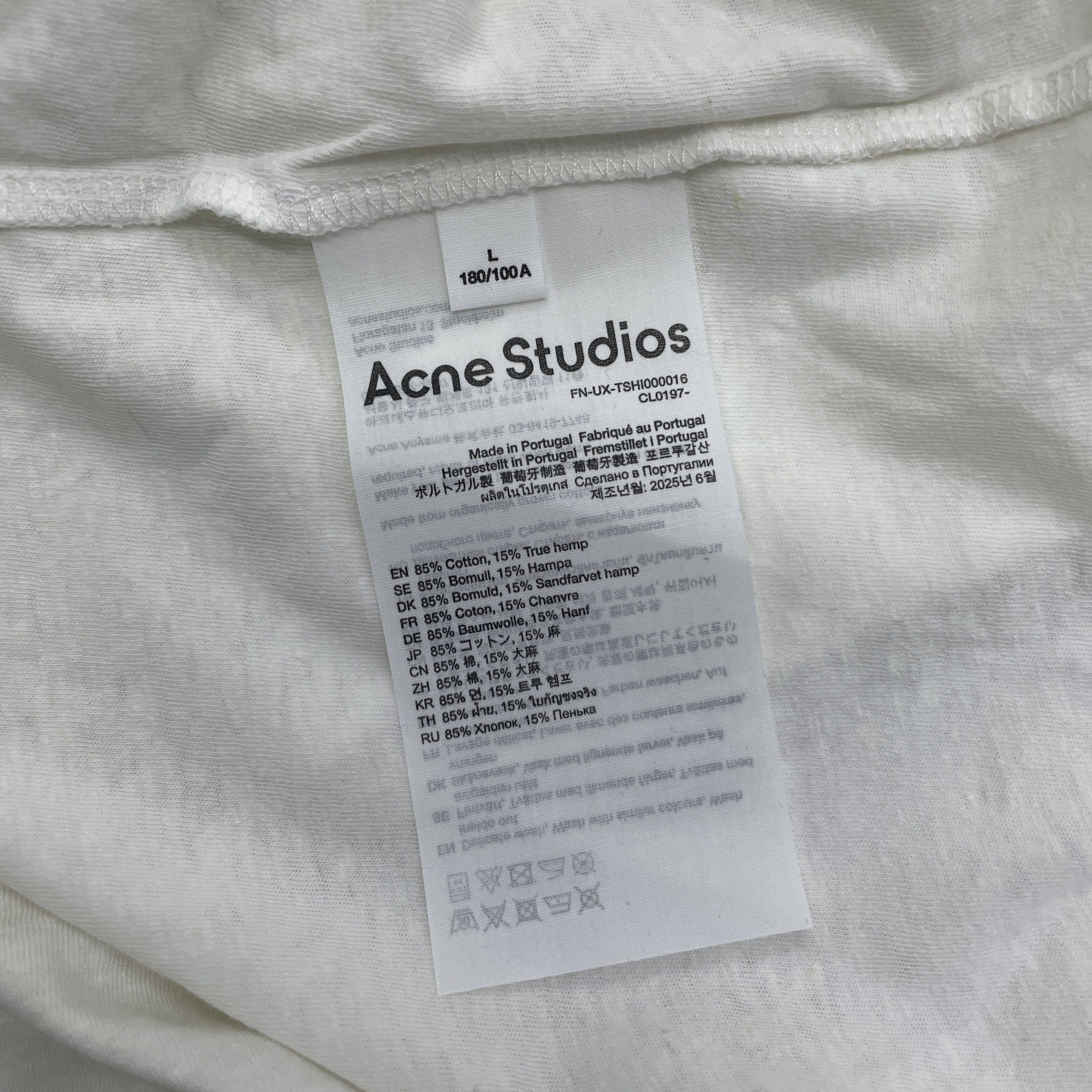 Acne Studios Acne Studios 1996 Logo Long Sleeve T-Shirt L Size US L / EU 52-54 / 3 - 3 Thumbnail