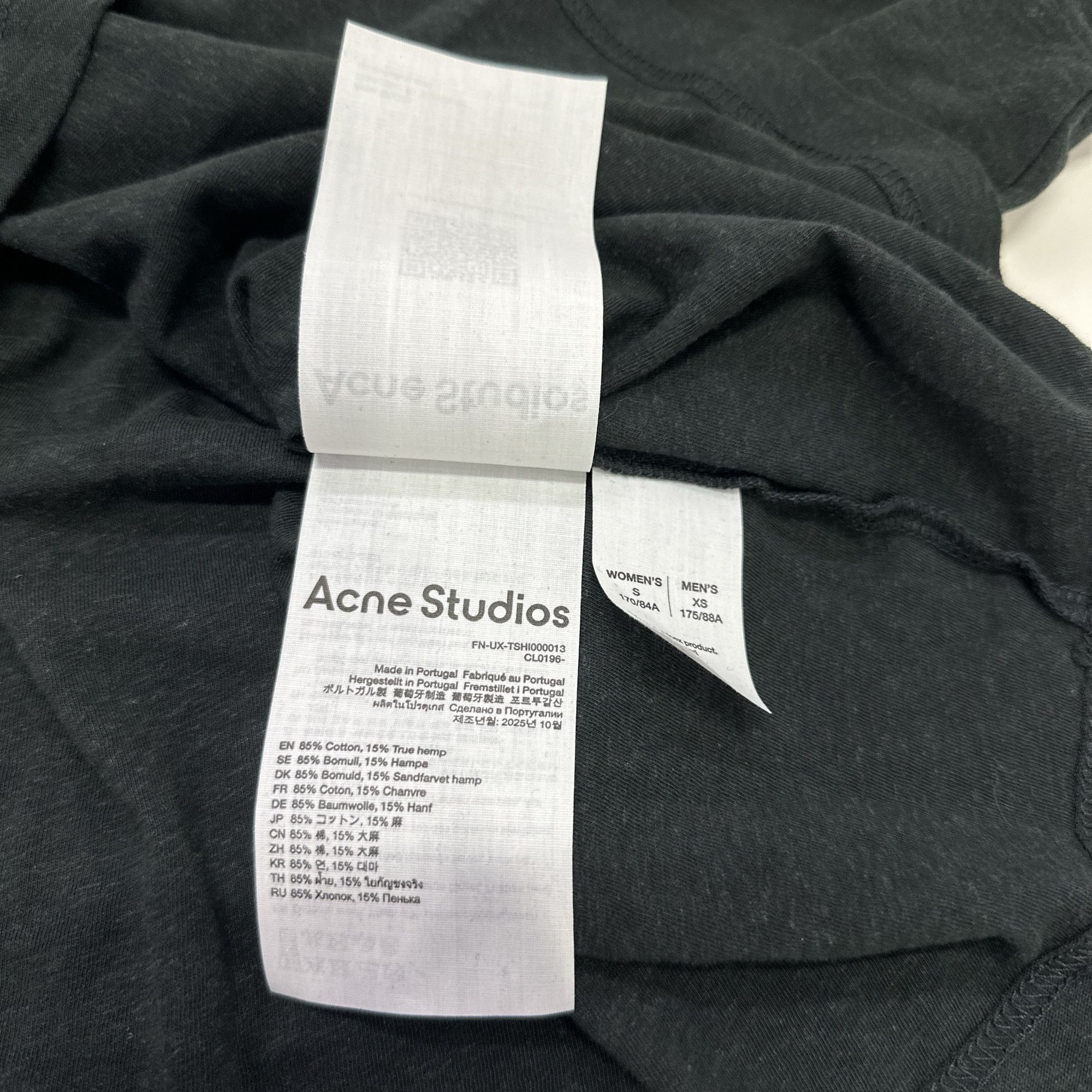 Acne Studios Acne Studios Logo T-Shirt Size XS Size US XS / EU 42 / 0 - 5 Thumbnail