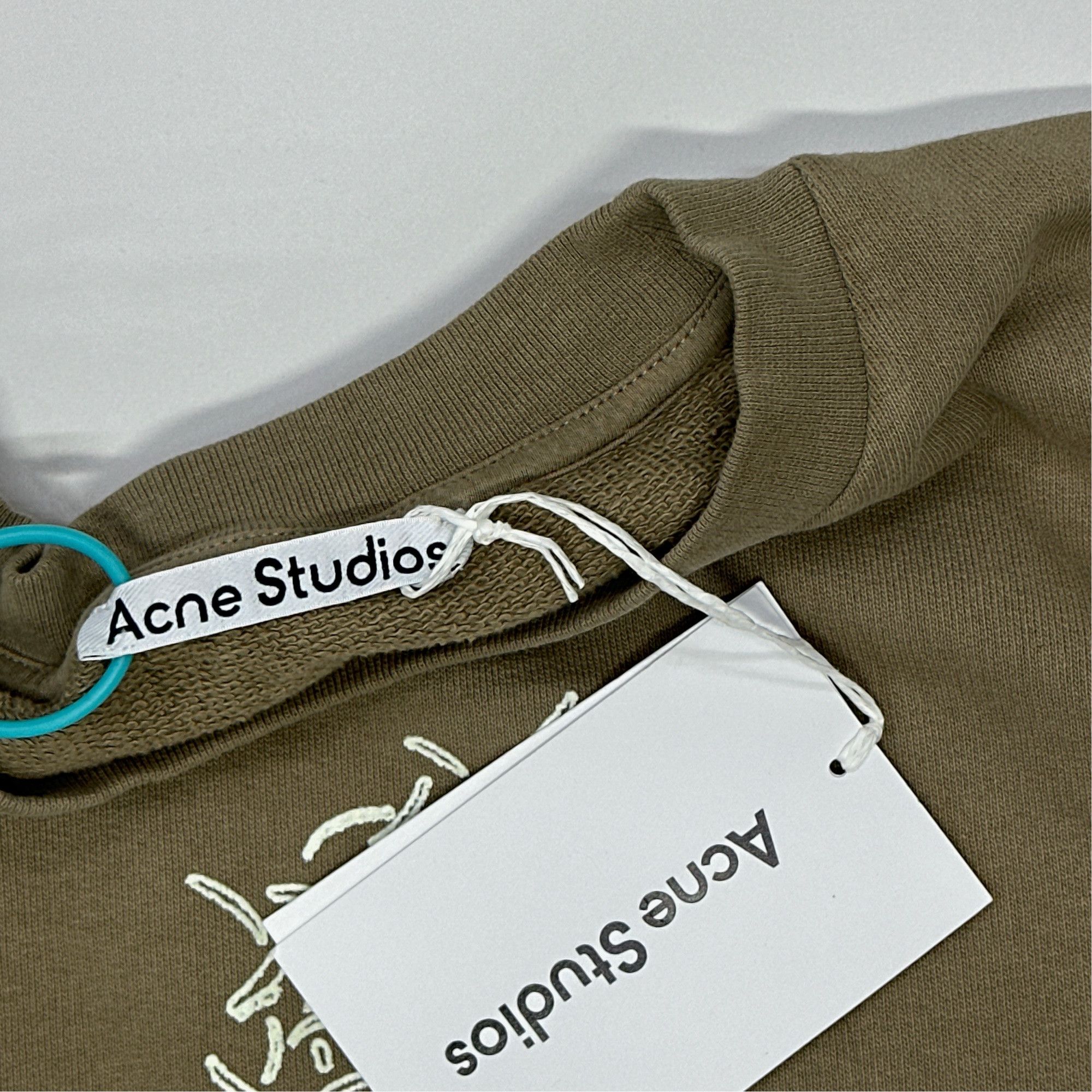 Acne Studios Acne Studios Printed Logo Sweatshirt Size M Size US M / EU 48-50 / 2 - 3 Thumbnail