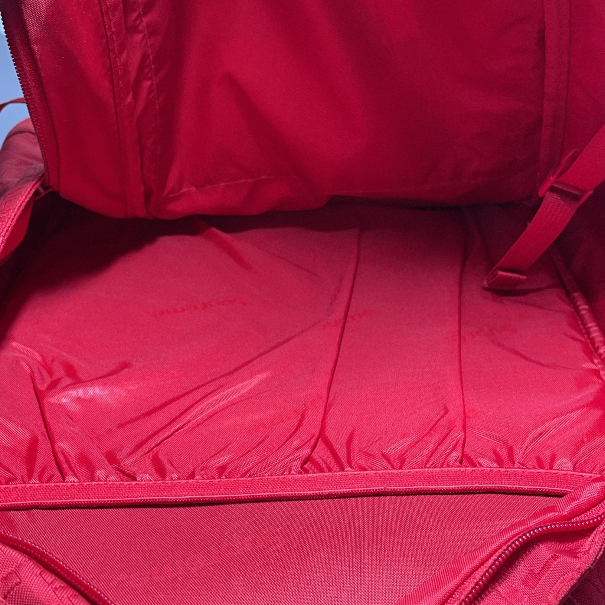 Supreme Supreme Jacquard Logo Backpack Red ONE SIZE Size ONE SIZE - 6 Thumbnail