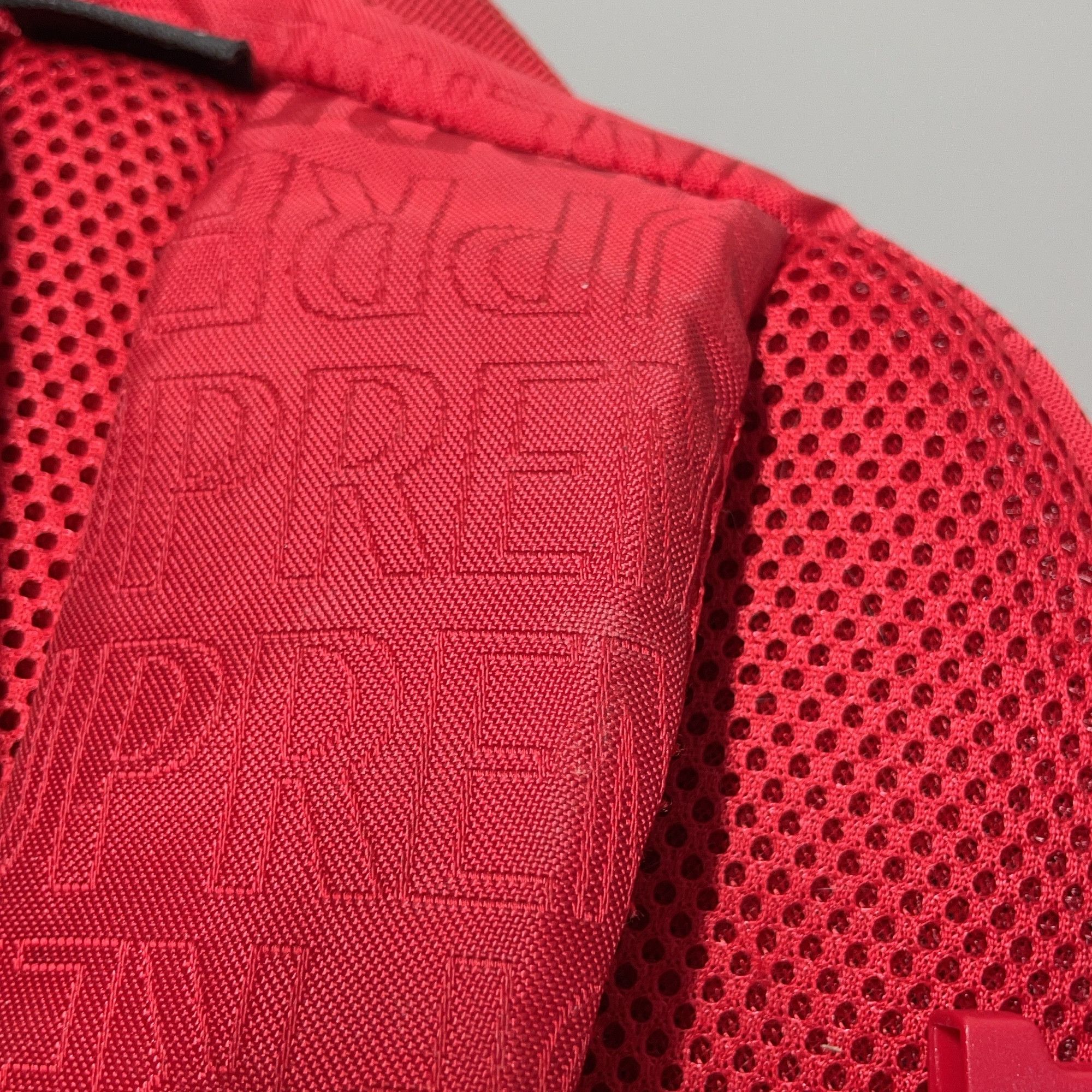 Supreme Supreme Jacquard Logo Backpack Red ONE SIZE Size ONE SIZE - 7 Thumbnail