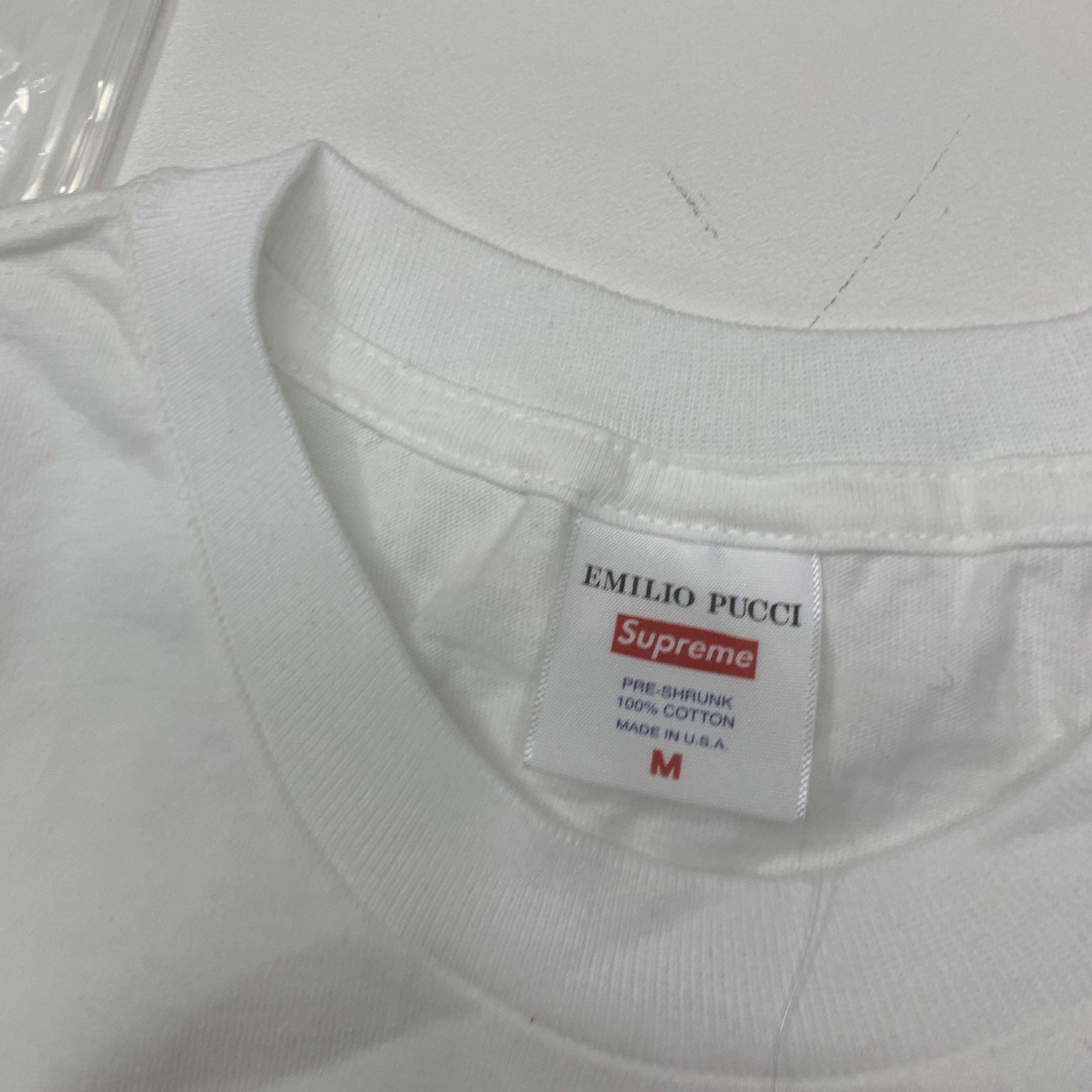 Supreme Supreme x Emilio Pucci Box Logo Tee Size M Size US M / EU 48-50 / 2 - 3 Thumbnail