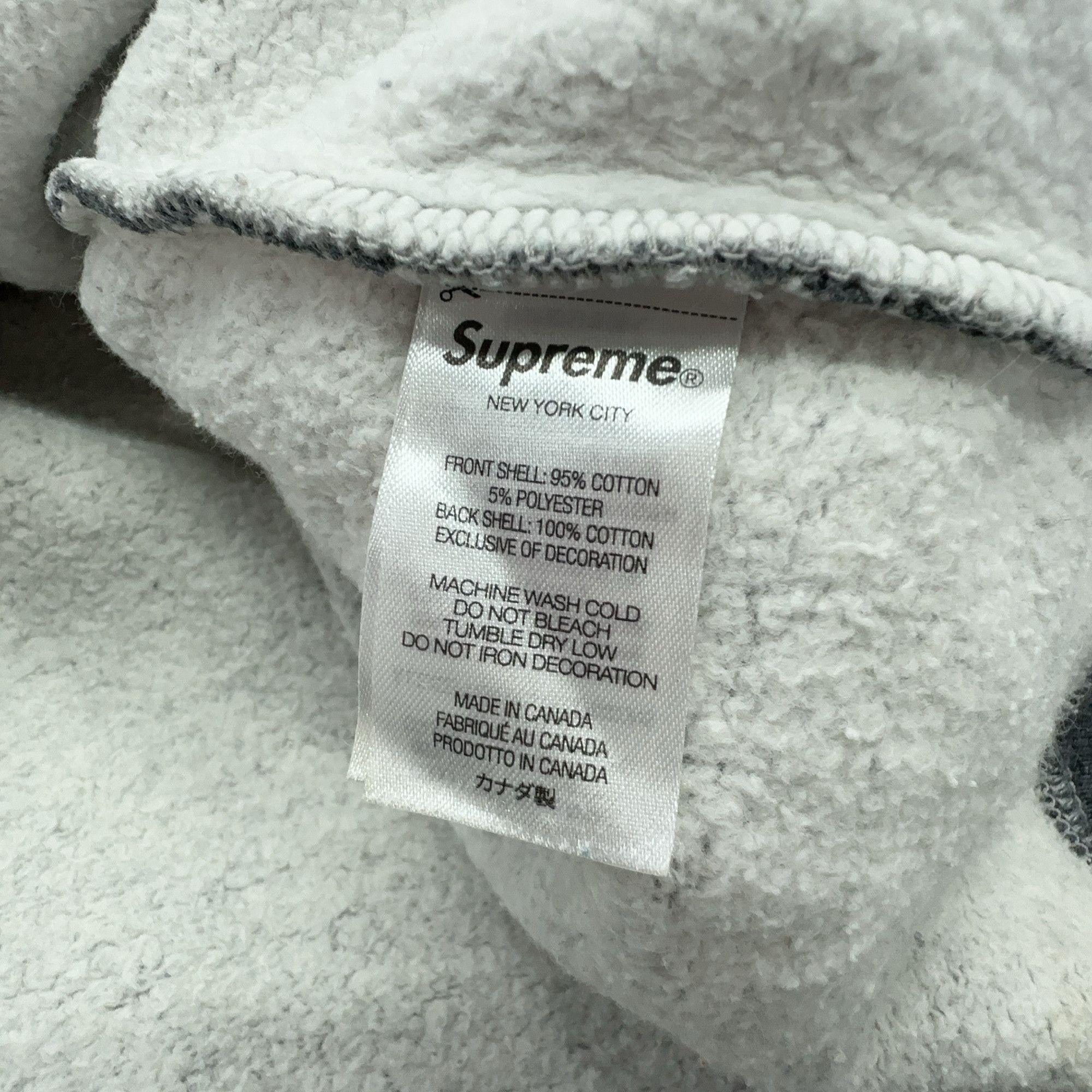 Supreme Supreme S Logo Split Hooded Sweatshirt Size M Size US M / EU 48-50 / 2 - 7 Thumbnail