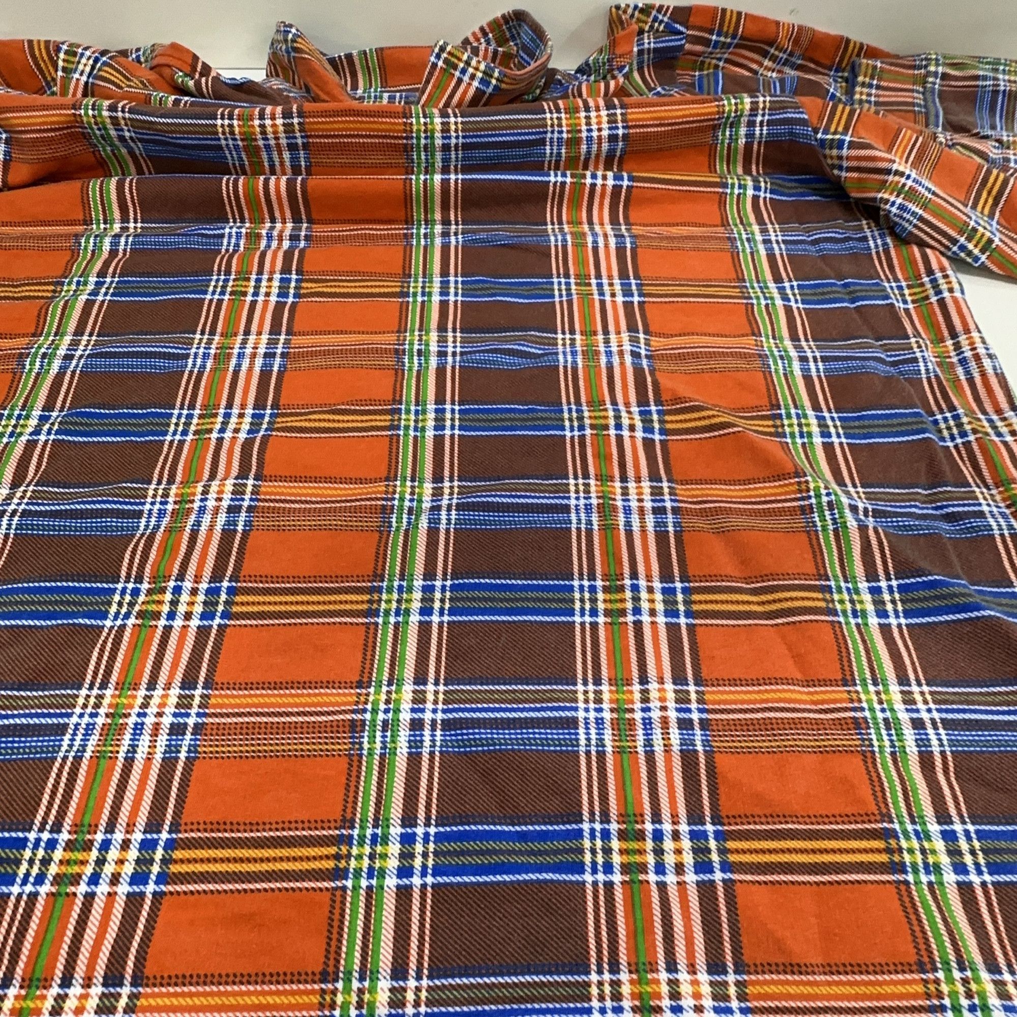 Supreme Supreme Plaid Zip Long Sleeve Polo Size XL Size US XL / EU 56 / 4 - 9 Thumbnail