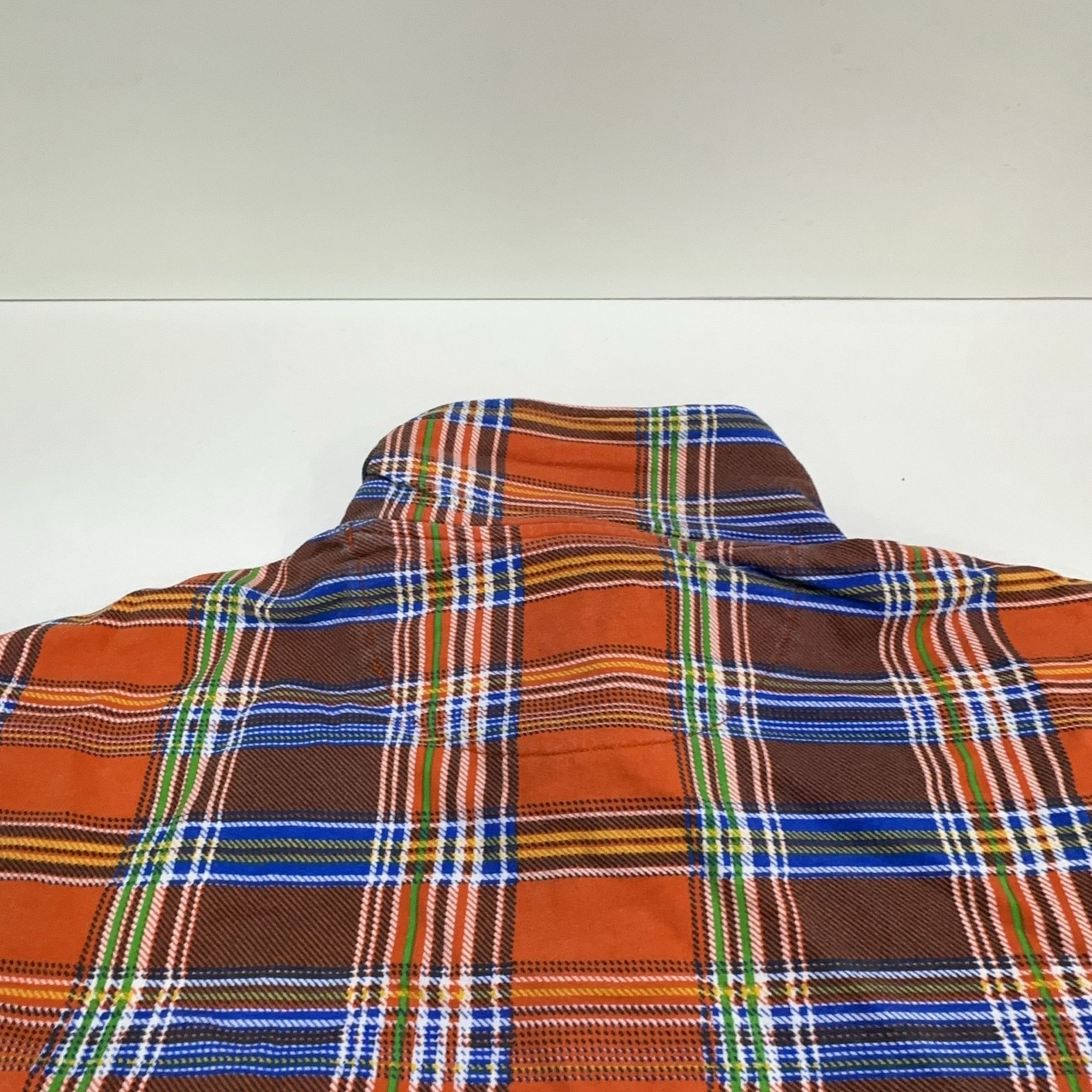 Supreme Supreme Plaid Zip Long Sleeve Polo Size XL Size US XL / EU 56 / 4 - 10 Thumbnail