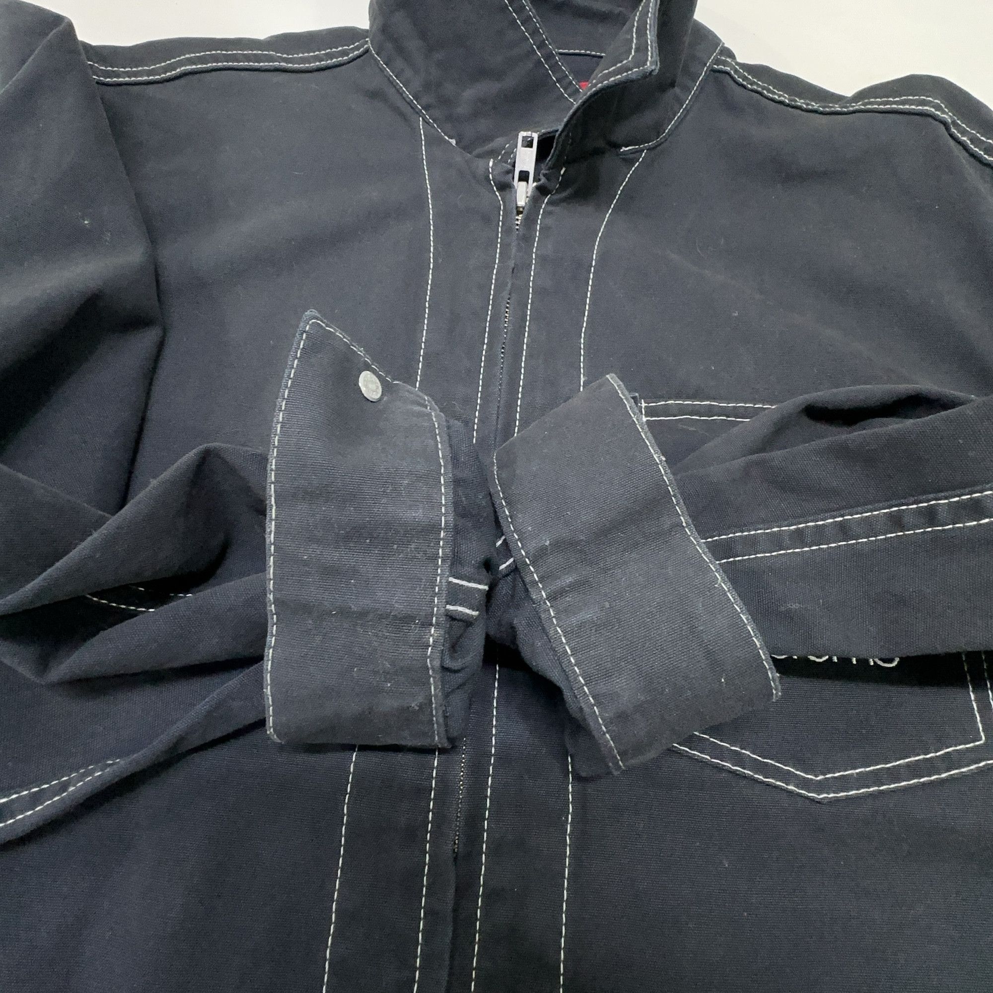 Supreme Supreme Contrast Stitch Zip-Up Jacket Size M Size US M / EU 48-50 / 2 - 8 Thumbnail