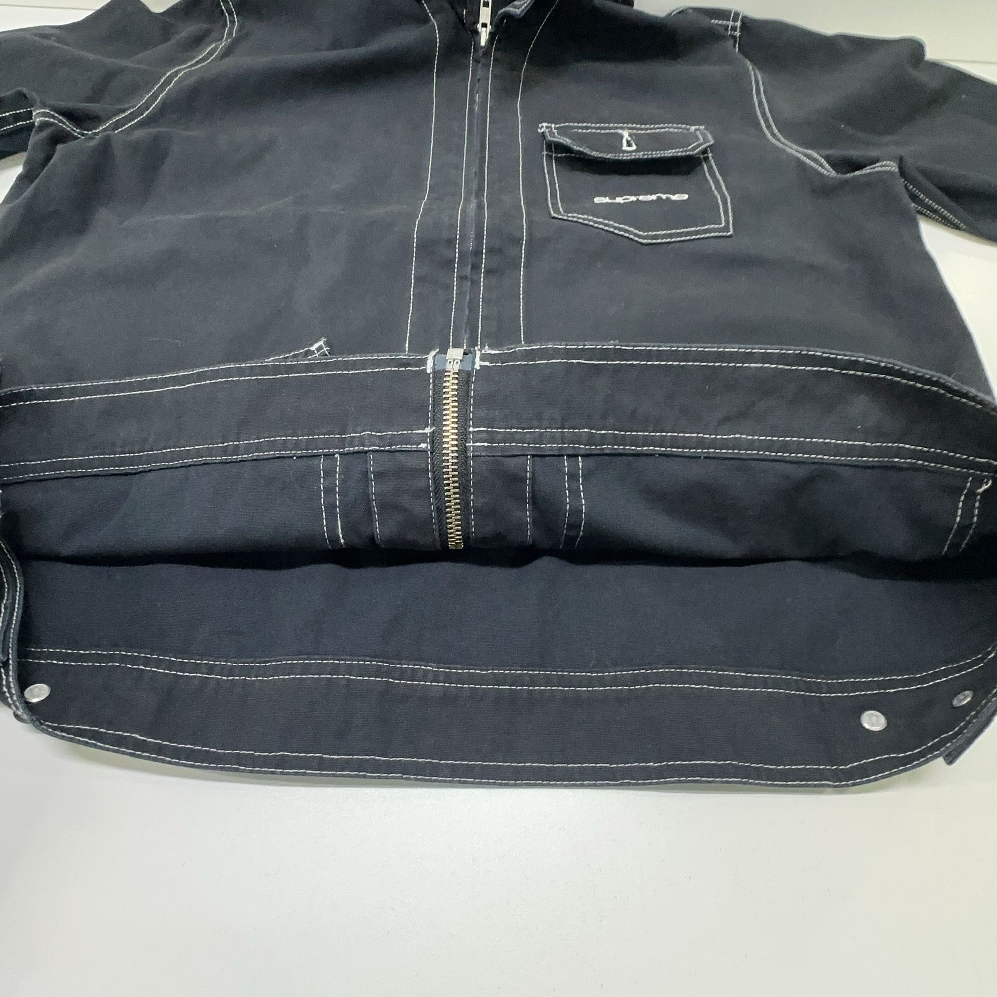 Supreme Supreme Contrast Stitch Zip-Up Jacket Size M Size US M / EU 48-50 / 2 - 10 Thumbnail