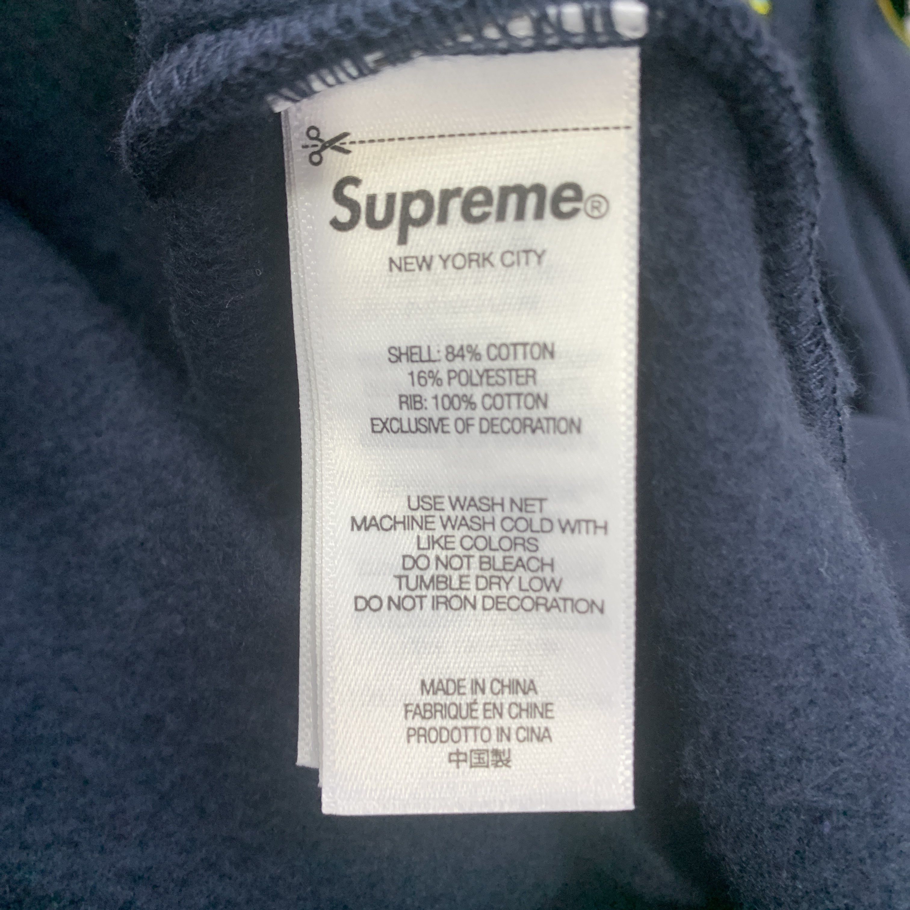 Supreme Supreme Mascots Zip Up Sweatshirt Navy Size L Size US L / EU 52-54 / 3 - 3 Thumbnail