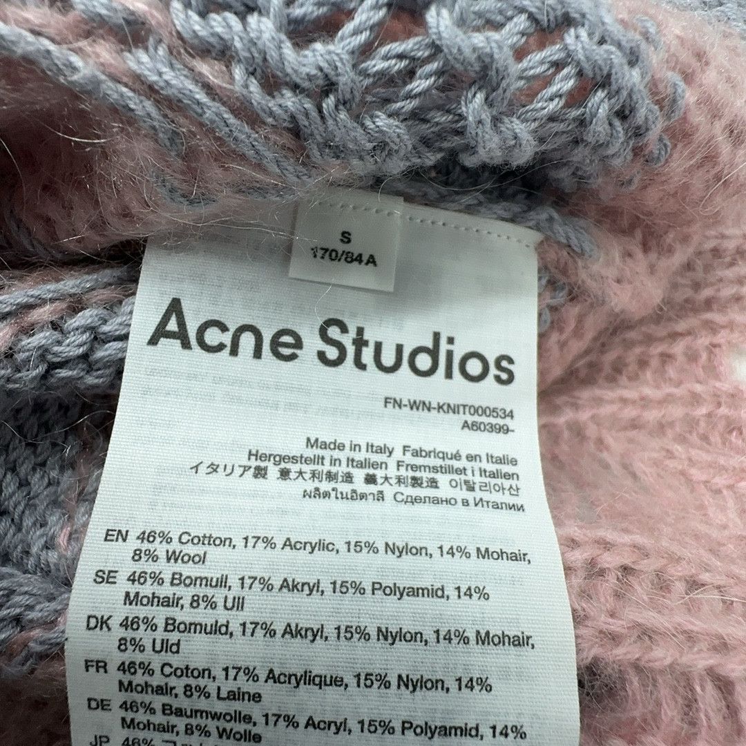 Acne Studios Acne Studios Striped Open-Knit Sweater Size S Size S / US 4 / IT 40 - 4 Thumbnail