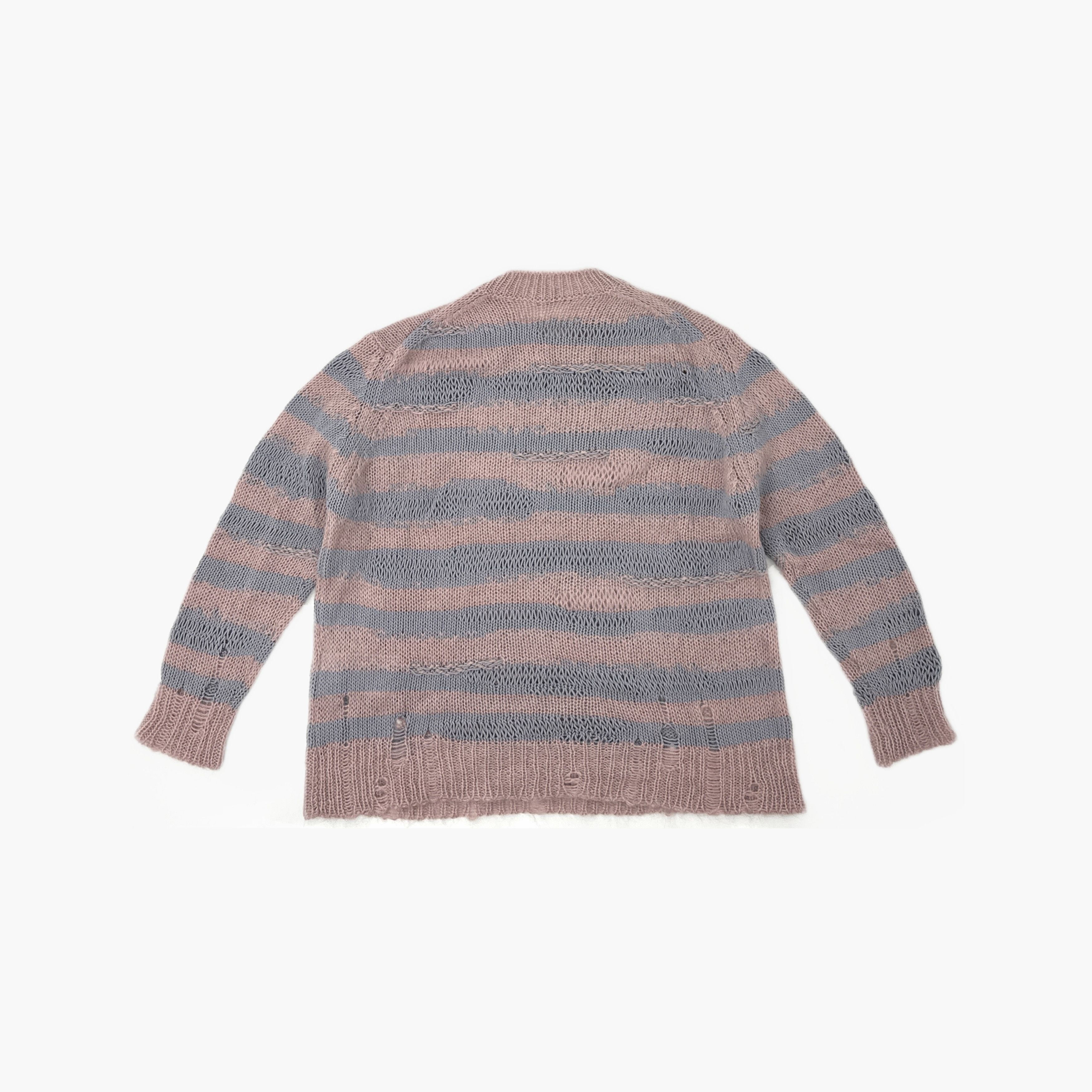 Acne Studios Acne Studios Striped Open-Knit Sweater Size S Size S / US 4 / IT 40 - 2 Thumbnail