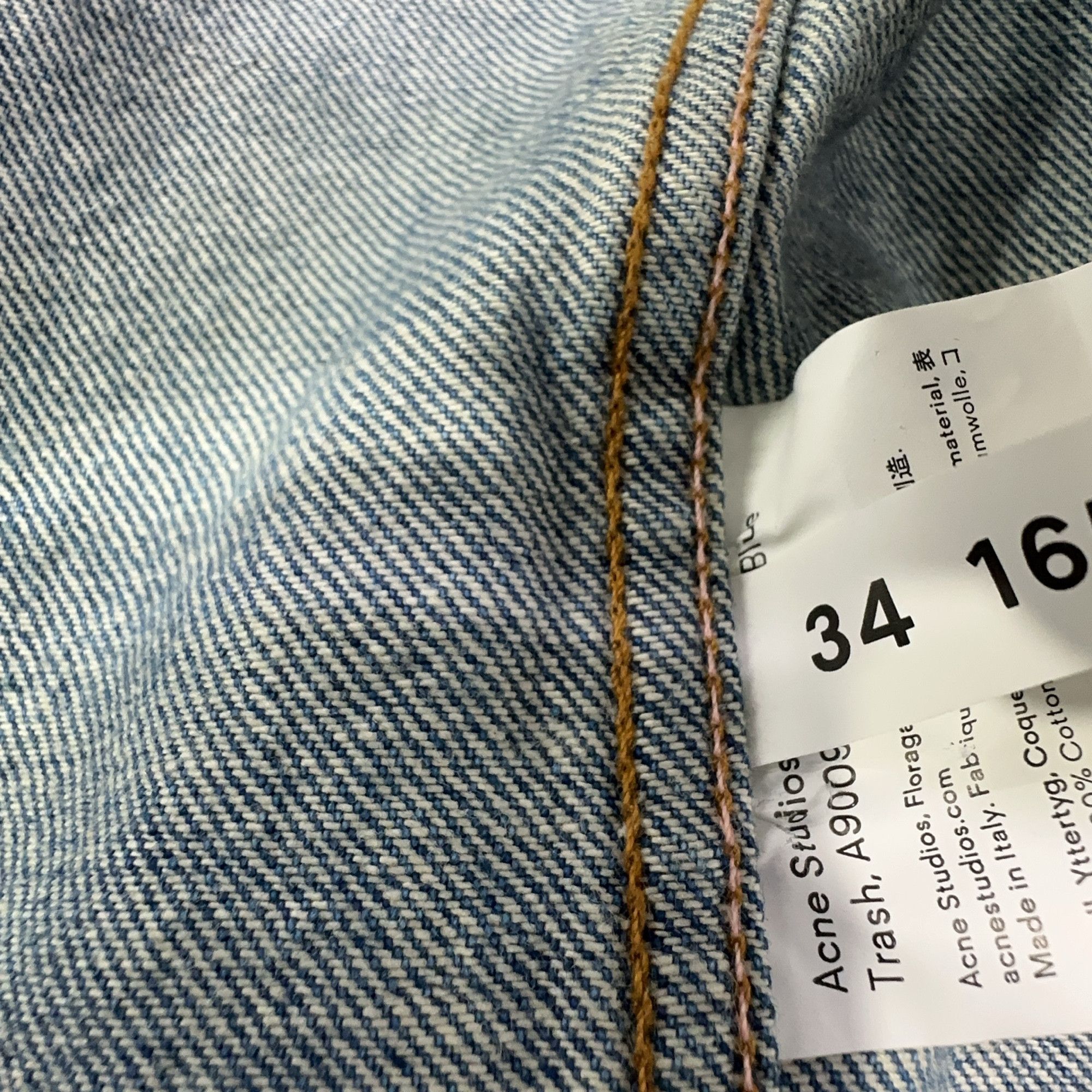 Acne Studios Acne Studios Blue Denim Jacket Size 34 Size XXS / US 00 / IT 34 - 4 Thumbnail
