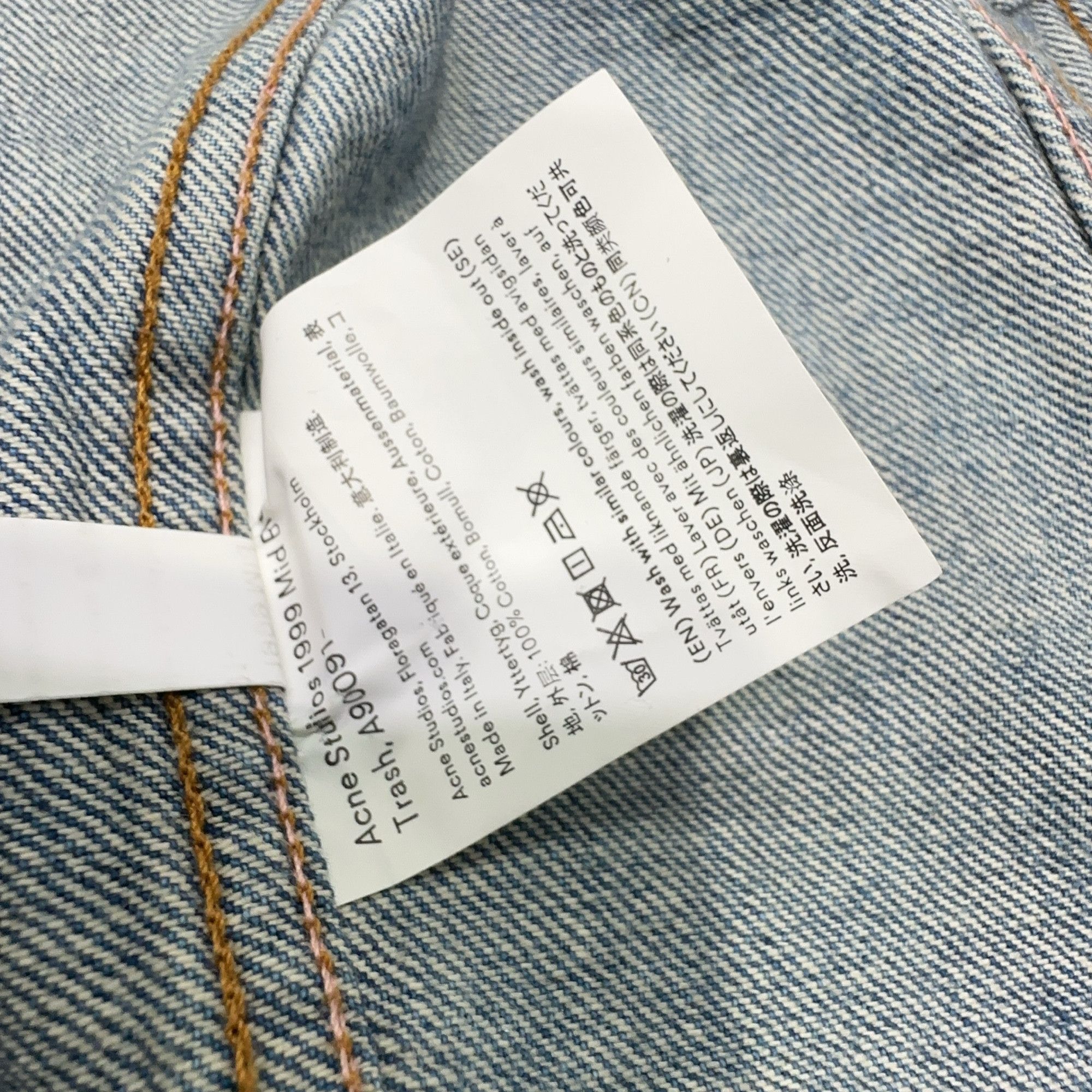 Acne Studios Acne Studios Blue Denim Jacket Size 34 Size XXS / US 00 / IT 34 - 5 Thumbnail