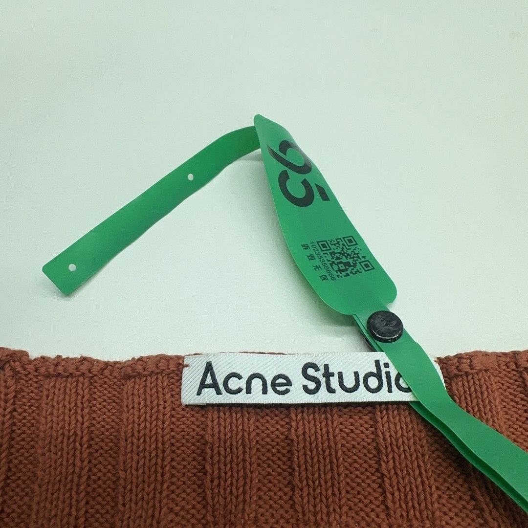 Acne Studios Acne Studios Ribbed Cotton Crewneck Sweater Size M Size US M / EU 48-50 / 2 - 5 Thumbnail