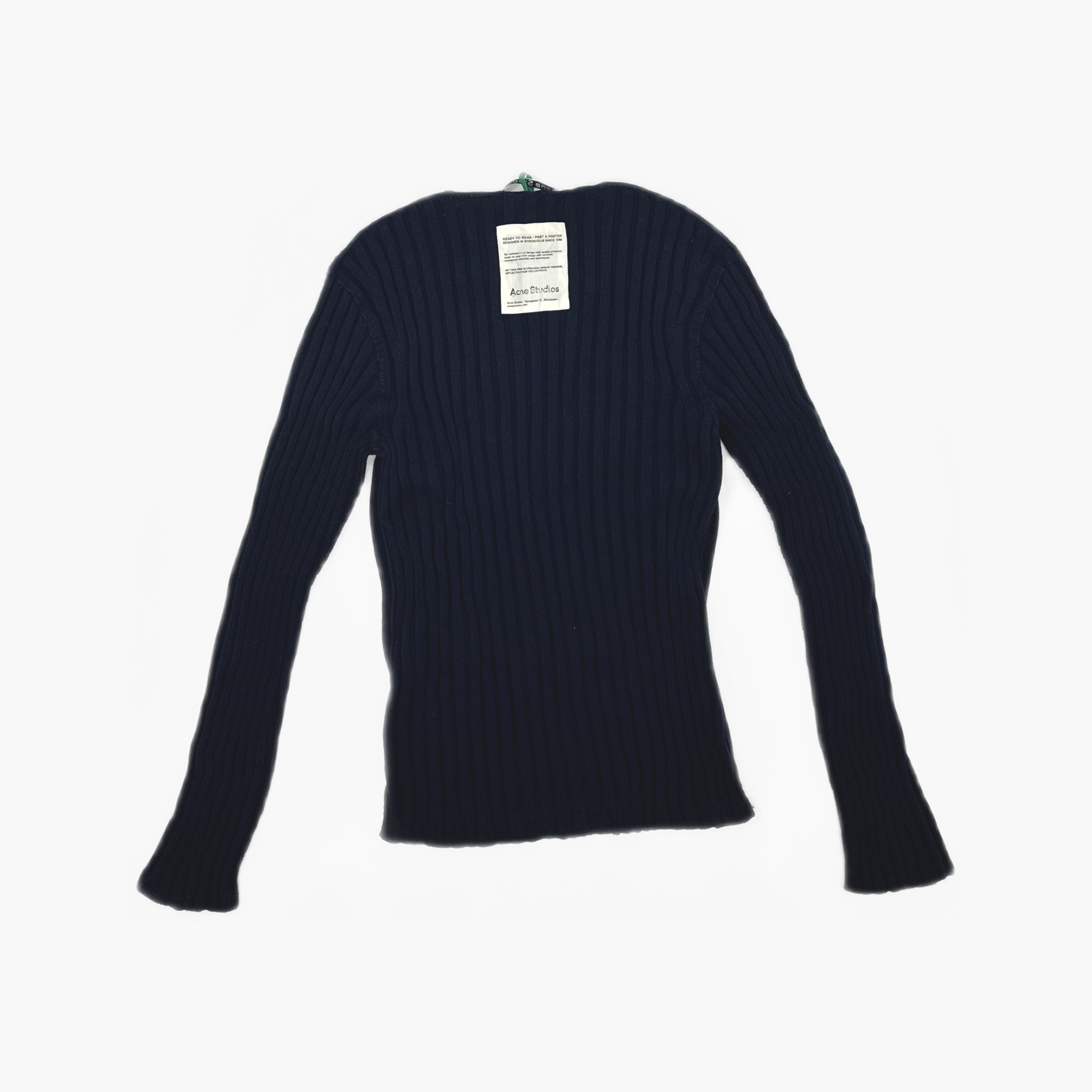 Acne Studios Acne Studios Ribbed Cotton Sweater Size XS Size XS / US 0-2 / IT 36-38 - 2 Thumbnail