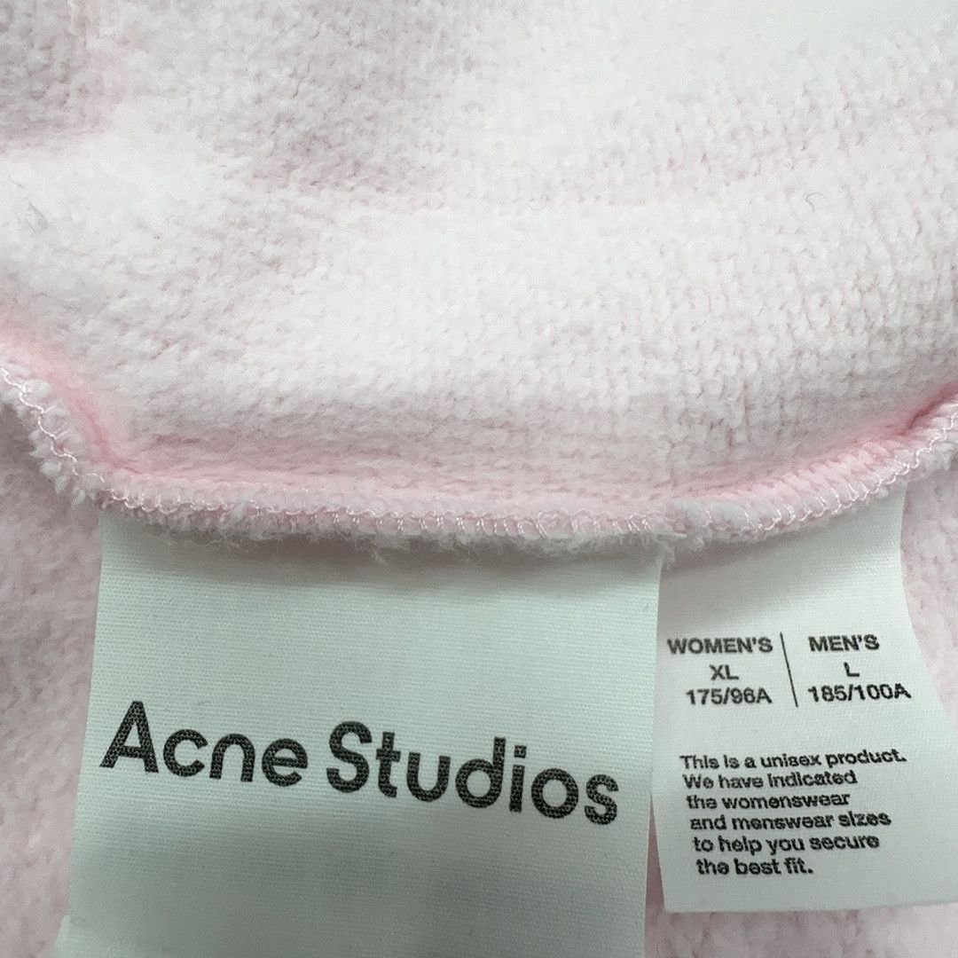 Acne Studios Acne Studios Face Patch Zip-Up Hoodie Pink Size L Size US L / EU 52-54 / 3 - 4 Thumbnail