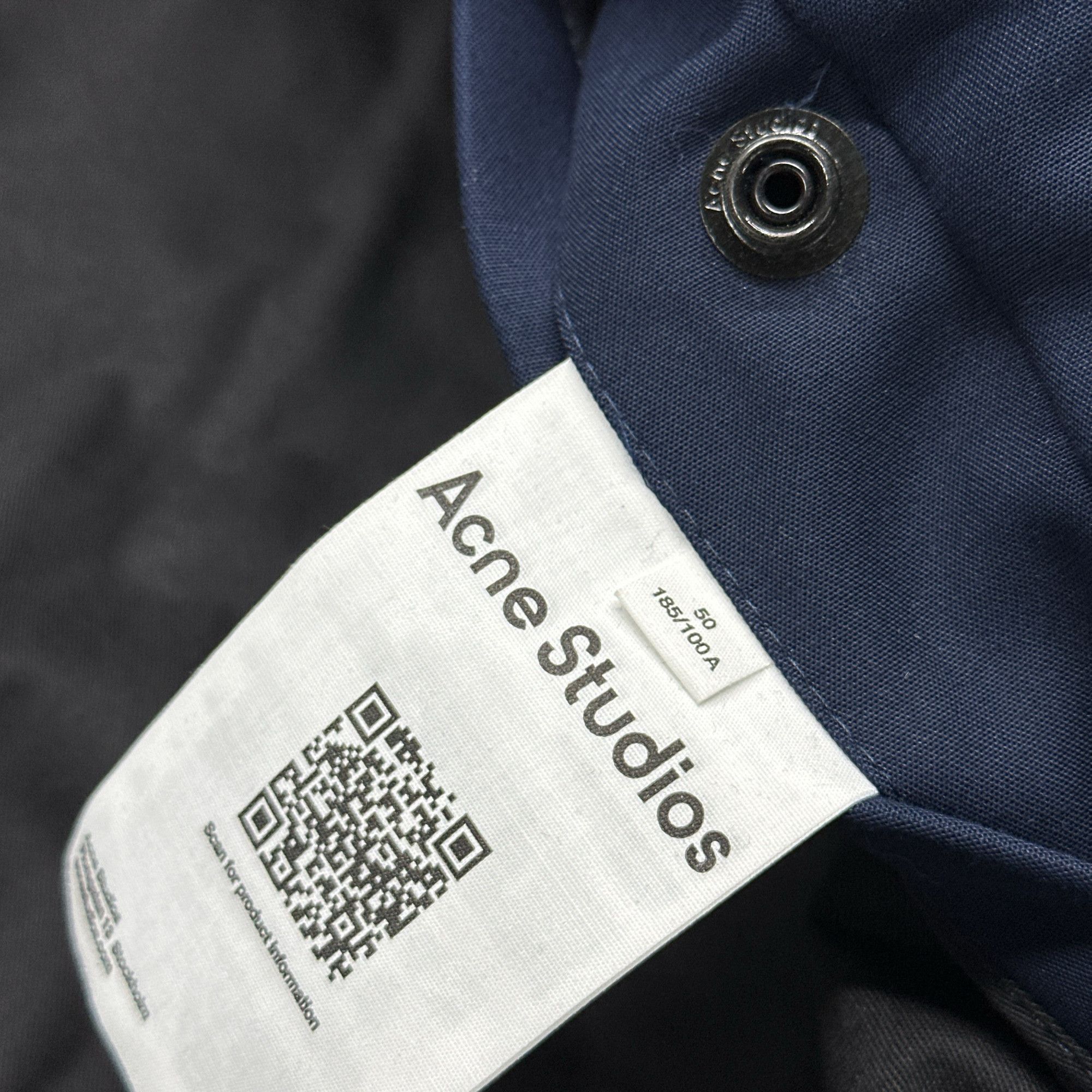 Acne Studios Acne Studios Leather Collar Barn Jacket Size M Size US M / EU 48-50 / 2 - 4 Thumbnail