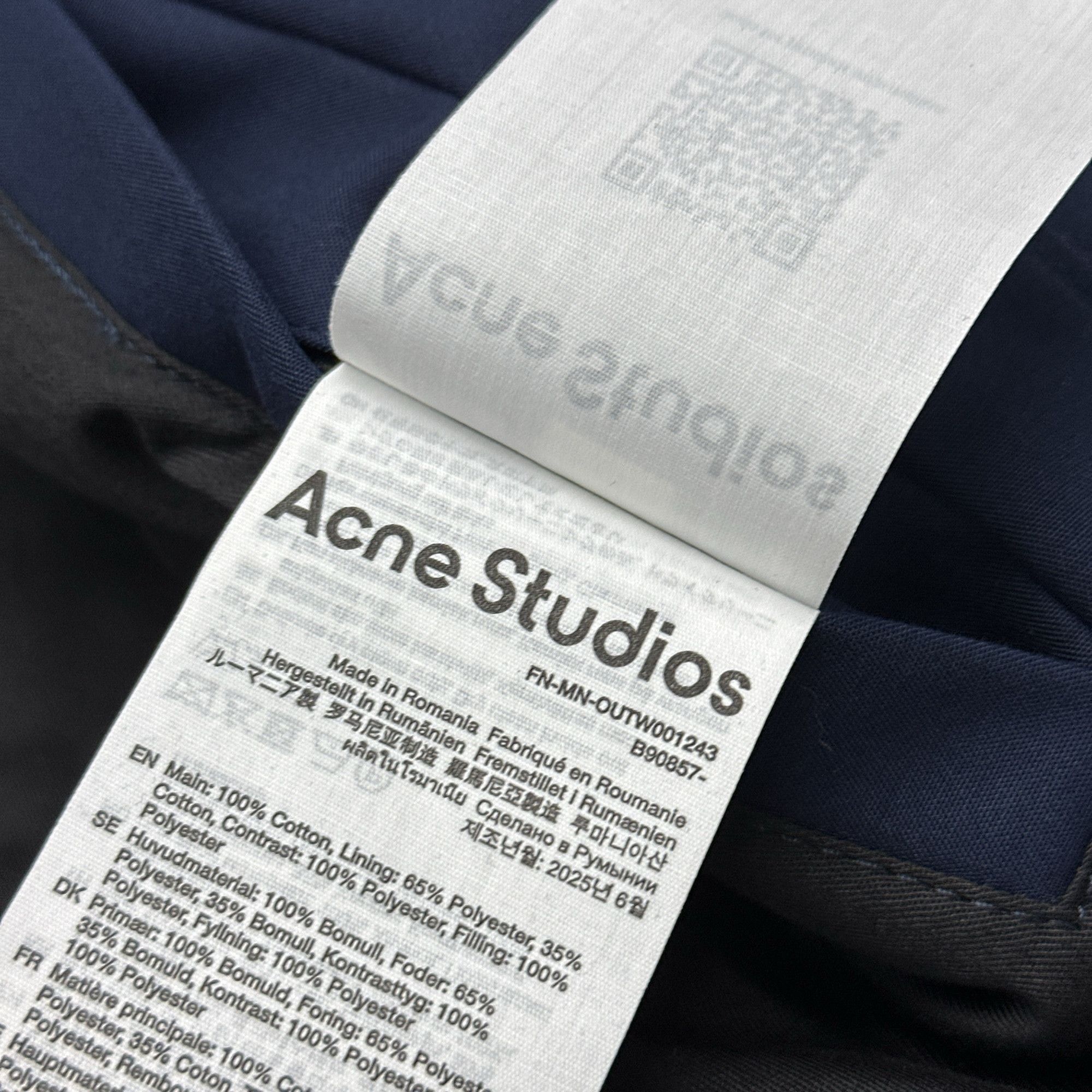 Acne Studios Acne Studios Leather Collar Barn Jacket Size M Size US M / EU 48-50 / 2 - 5 Thumbnail