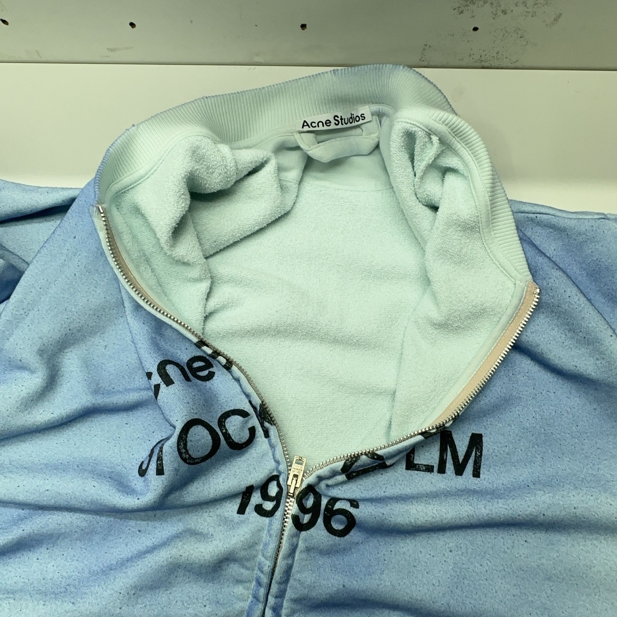 Acne Studios Acne Studios 1996 Logo Zip Jacket Size L Size US L / EU 52-54 / 3 - 7 Thumbnail