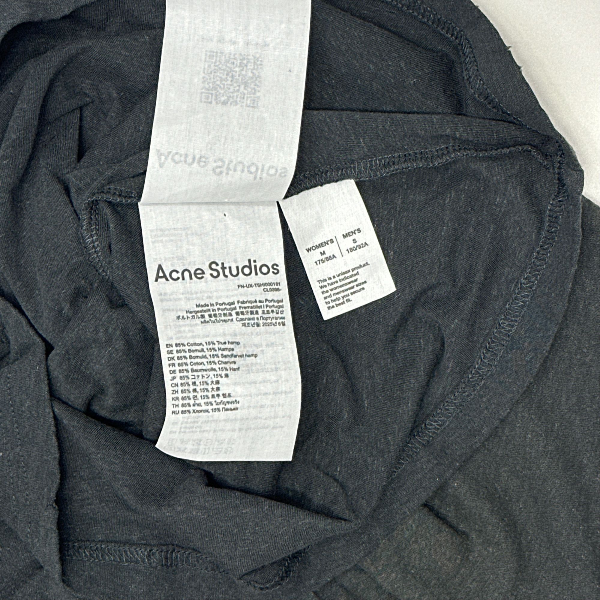 Acne Studios Acne Studios Stockholm 1996 Logo T-Shirt Size S Size US S / EU 44-46 / 1 - 3 Thumbnail