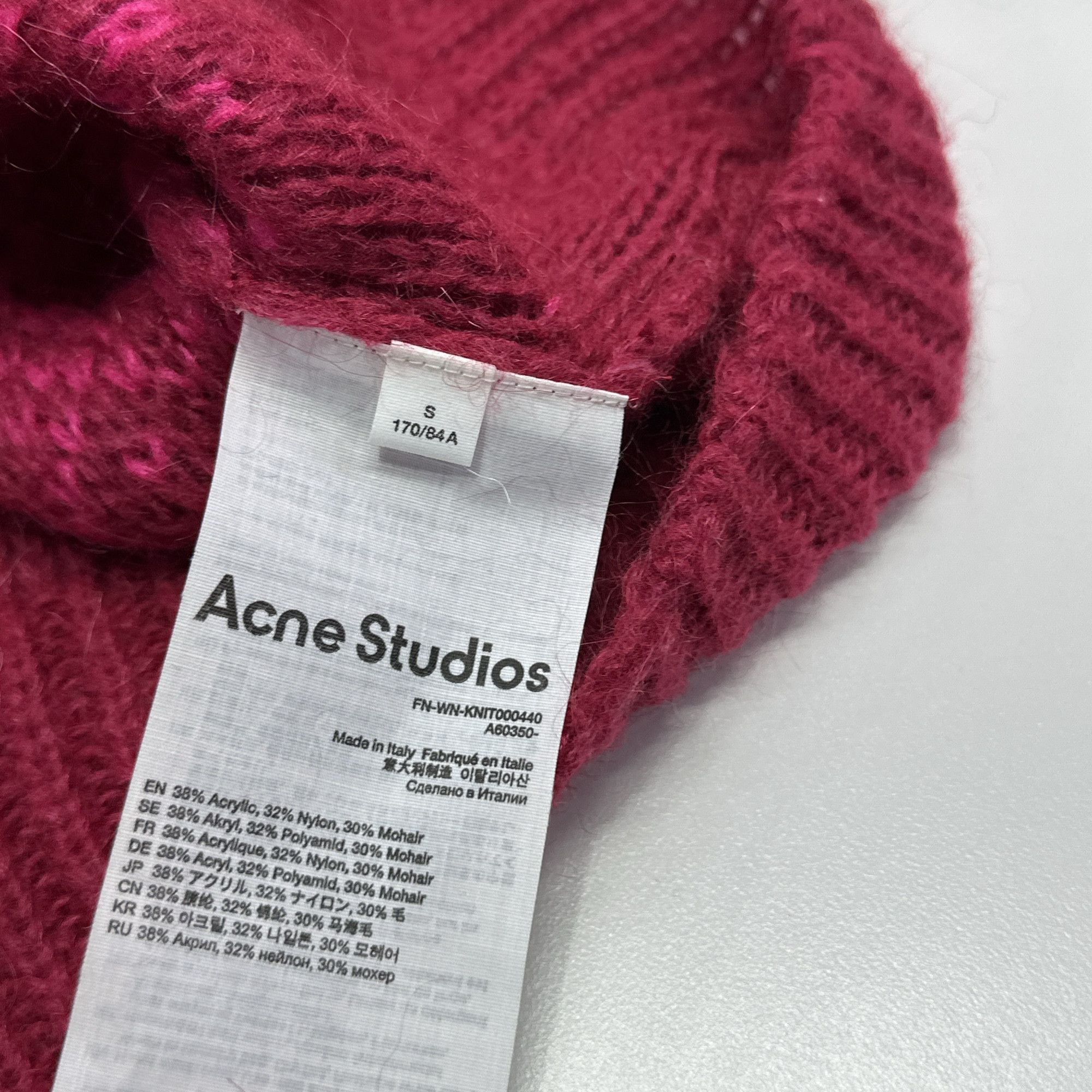 Acne Studios Acne Studios Gradient Stripe Mohair Sweater Size S Size S / US 4 / IT 40 - 3 Thumbnail